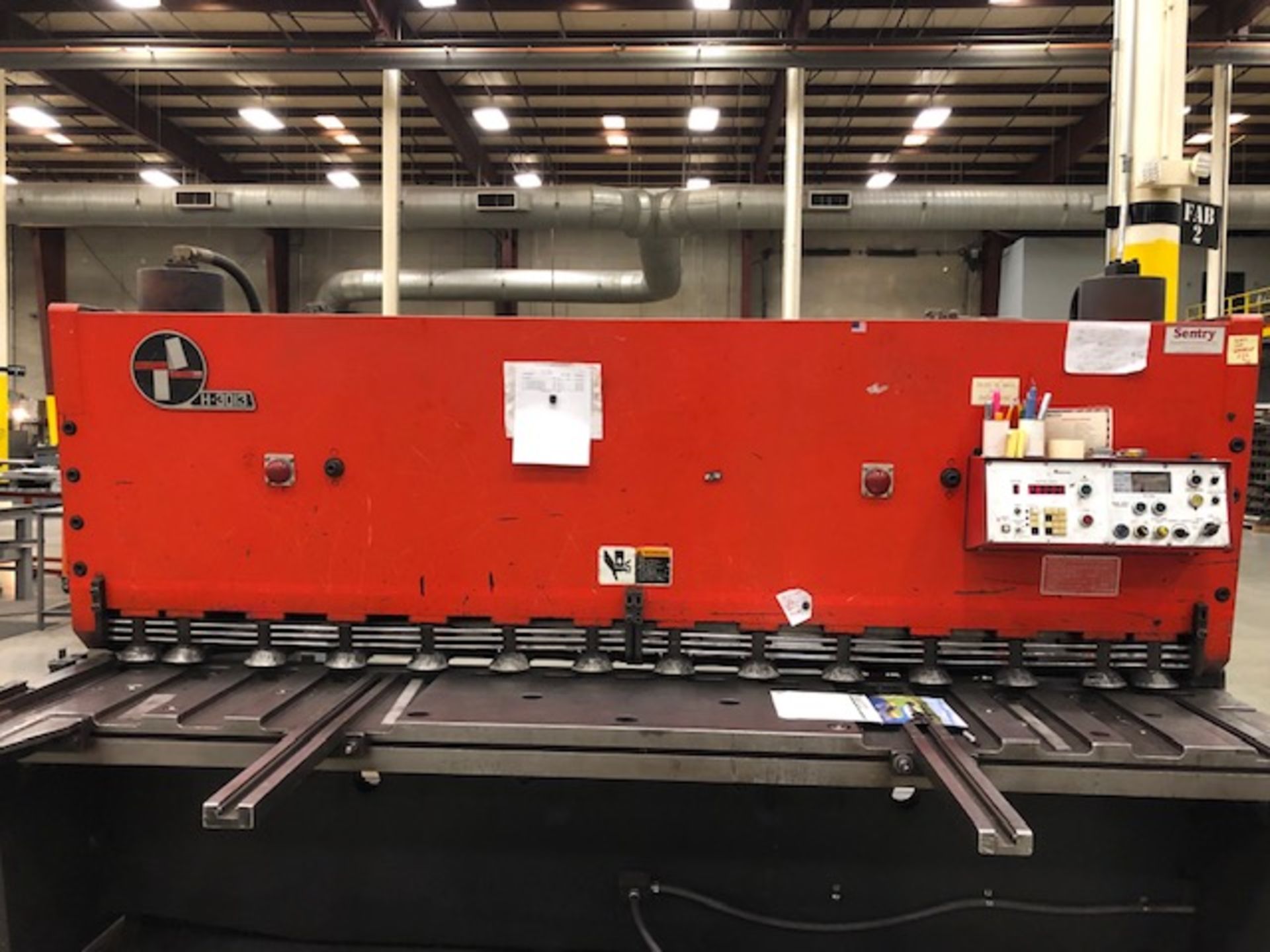 Amada Model H3013 10' x 1/2'' Hydraulic Shear