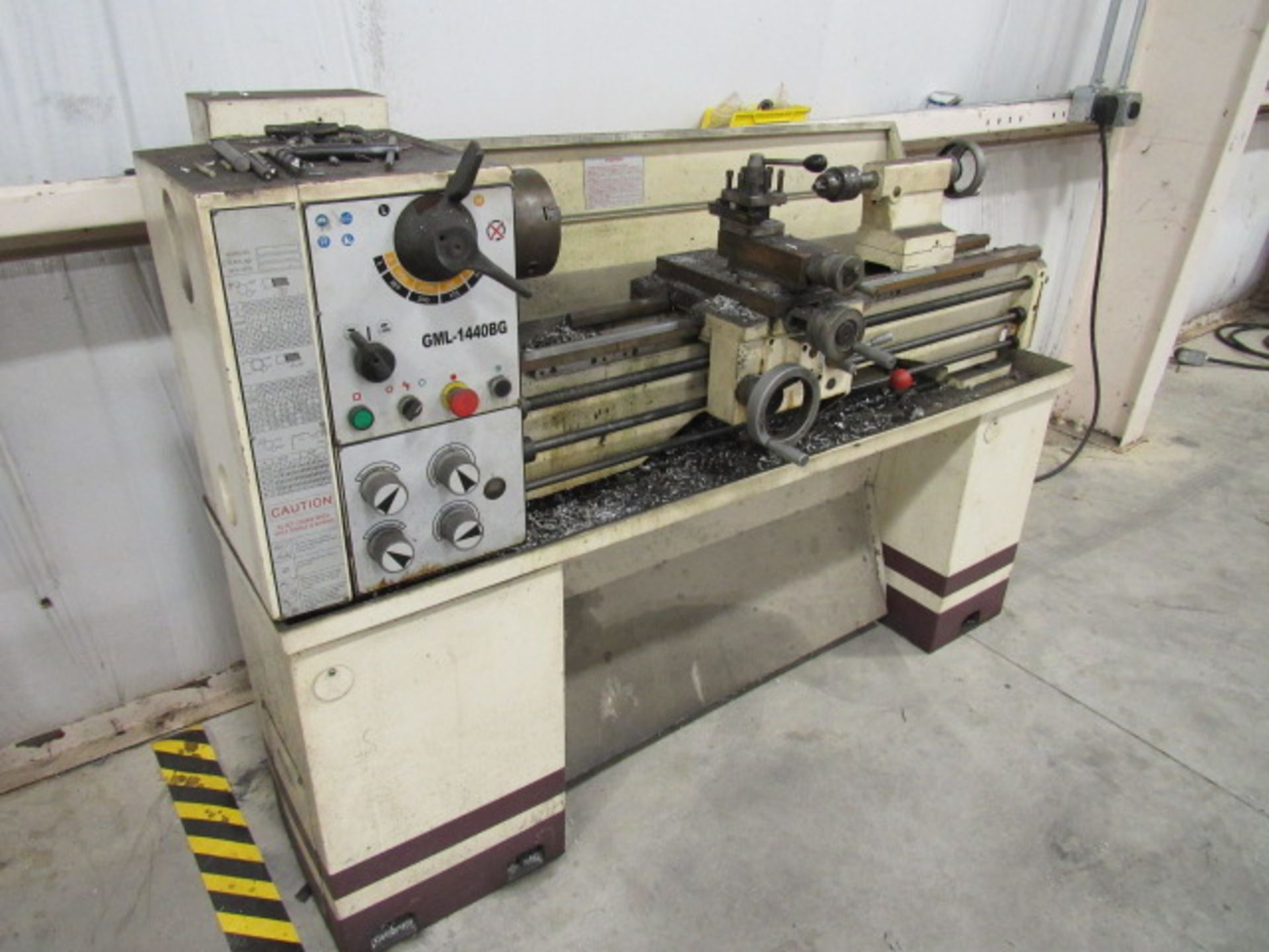 Model GML-1440BG Heavy Duty Gap Bed Lathe with 1.5" Bore, 14" x 40", 2500 RPM Speeds, 6" & 8" 3- - Image 3 of 9