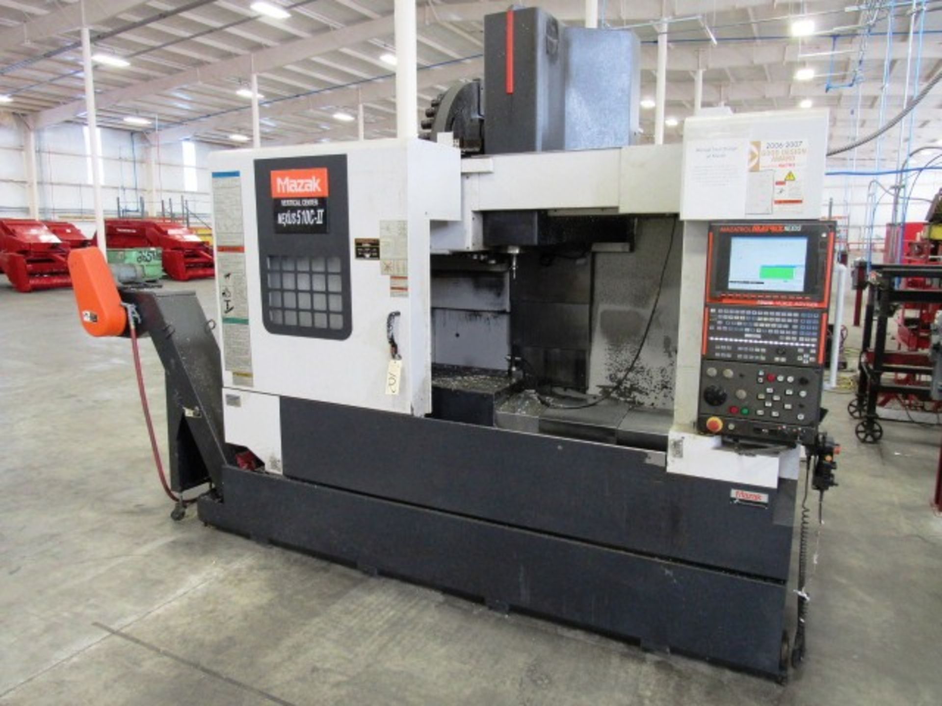 Mazak Nexus 510C-II CNC Vertical Machining Center with #40 Taper Spindle Speeds to 10,000 RPM,