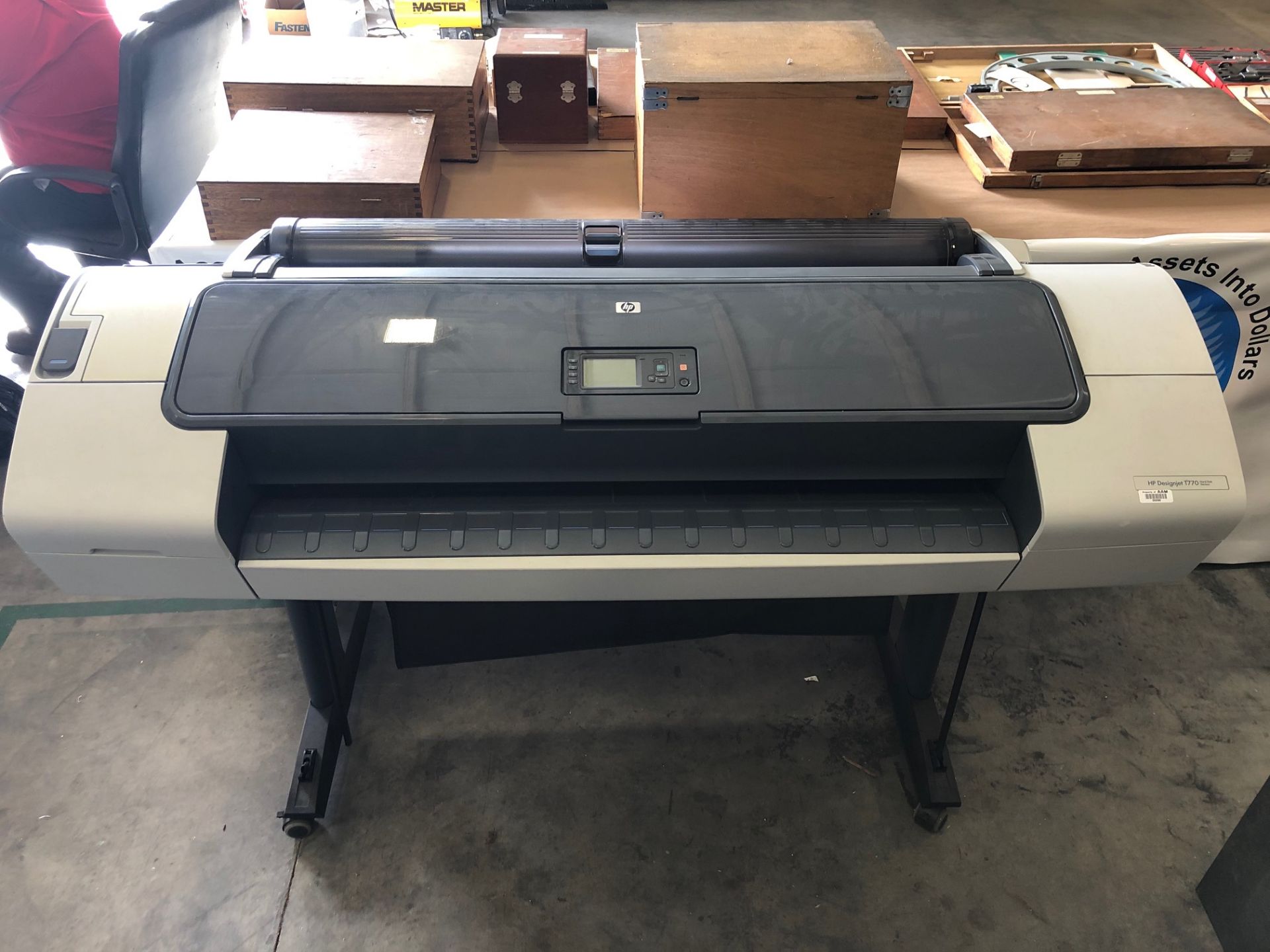 HP Designjet T770 Plotter with Digital Readout, sn:CN9C62H00B