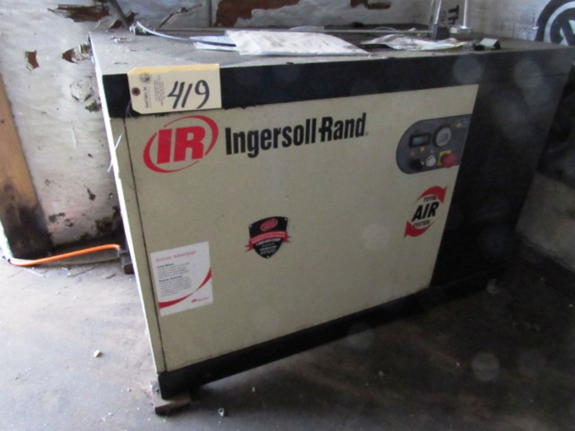 Ingersoll Rand Air Compressor, sn:UE1484U07037