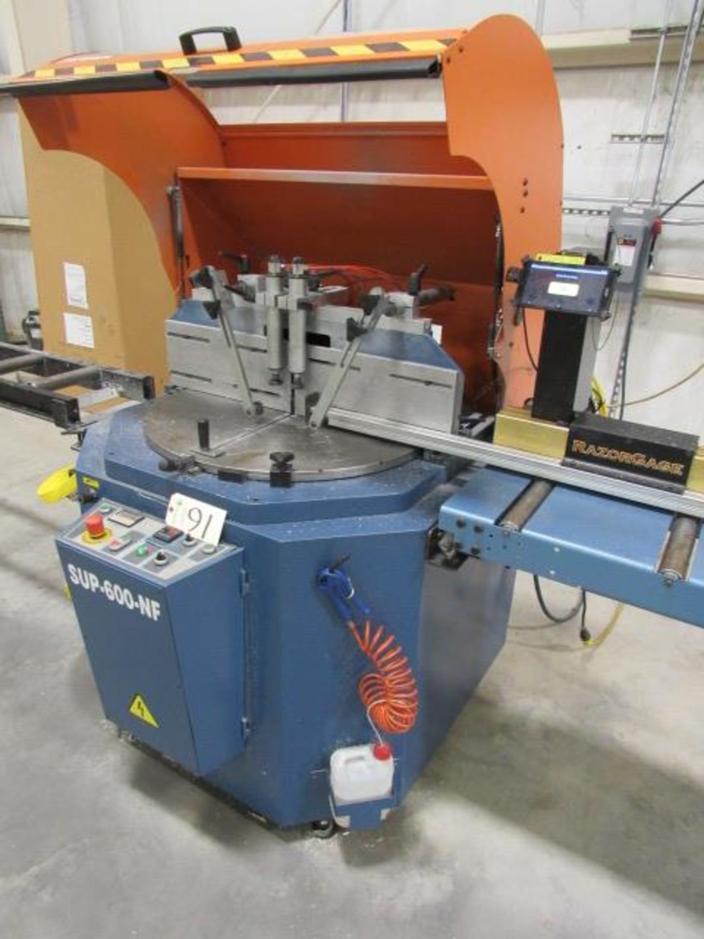 Scotchman SUP-600-NF Automatic Mitre Cutting Aluminum Cold Saw with 33' Razor Automatic - Image 5 of 6