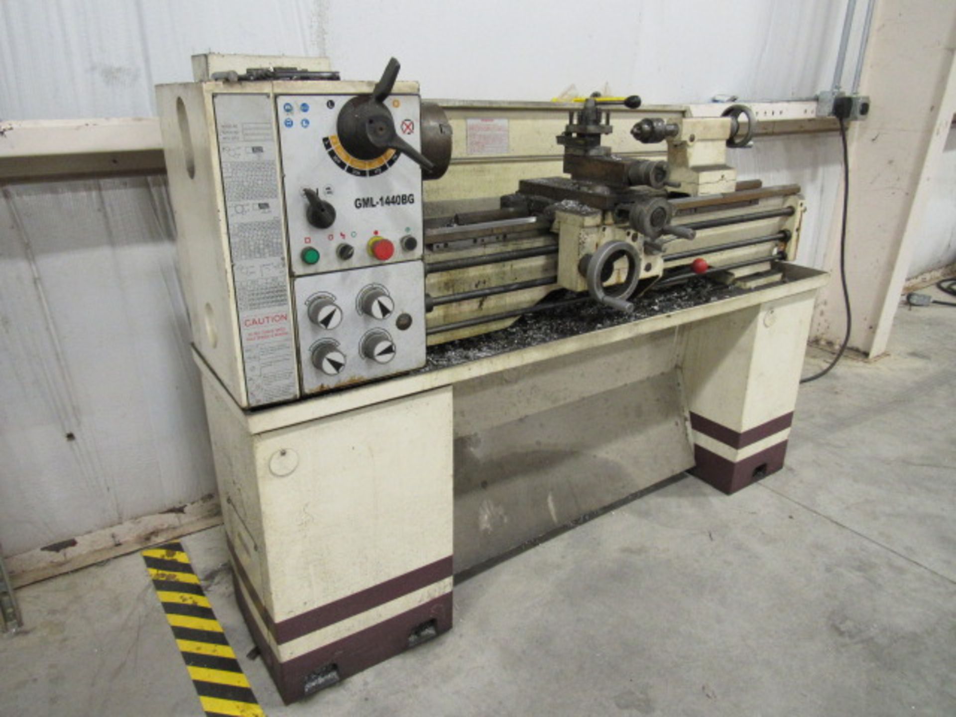 Model GML-1440BG Heavy Duty Gap Bed Lathe with 1.5" Bore, 14" x 40", 2500 RPM Speeds, 6" & 8" 3- - Image 5 of 9