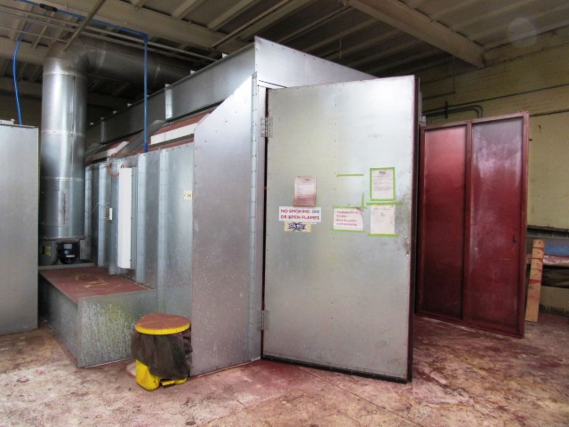 Col-Met 12' x 24' Paint Booth with Double Doors, Side Draft, Built-In Cure Oven, Digital Temperature - Image 2 of 9