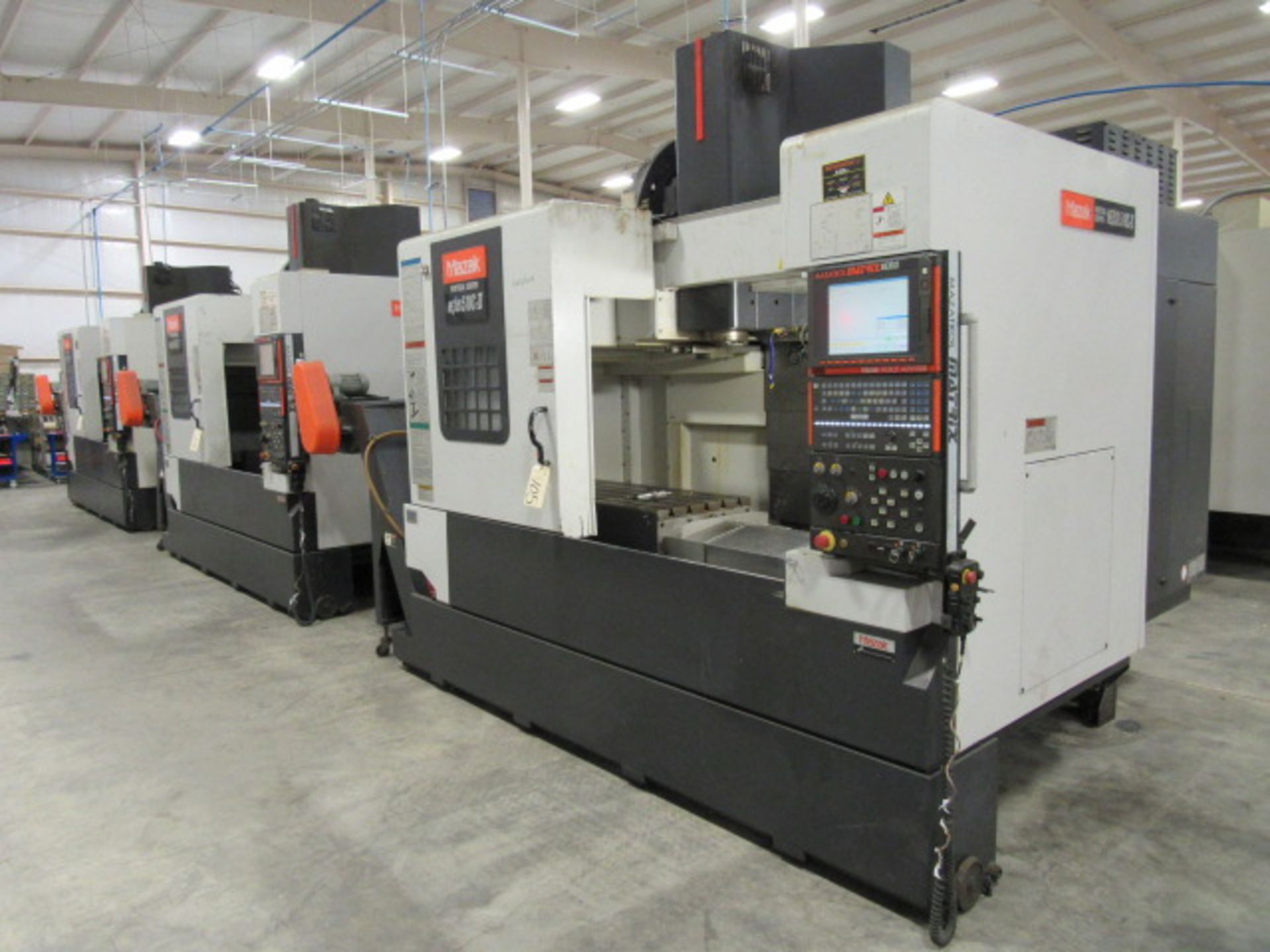 Mazak Nexus 510C-II CNC Vertical Machining Center, wired for 4th Axis, with #40 Taper Spindle Speeds - Image 3 of 7