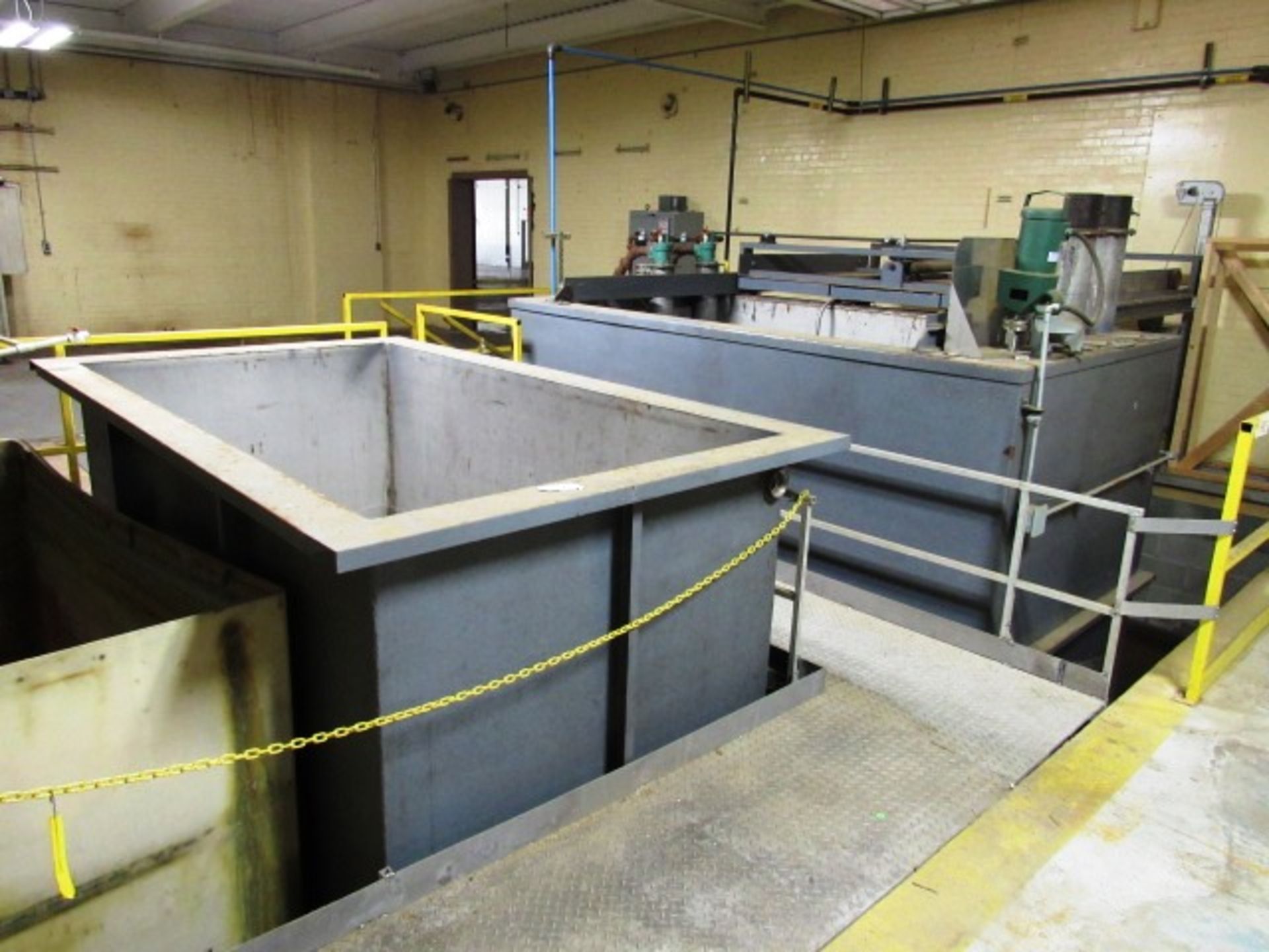 Upton Salt Bath Furnace with 8' x 5' x 6' Deep Steel Tank, Dual Burners with Digital Controls & - Image 3 of 8