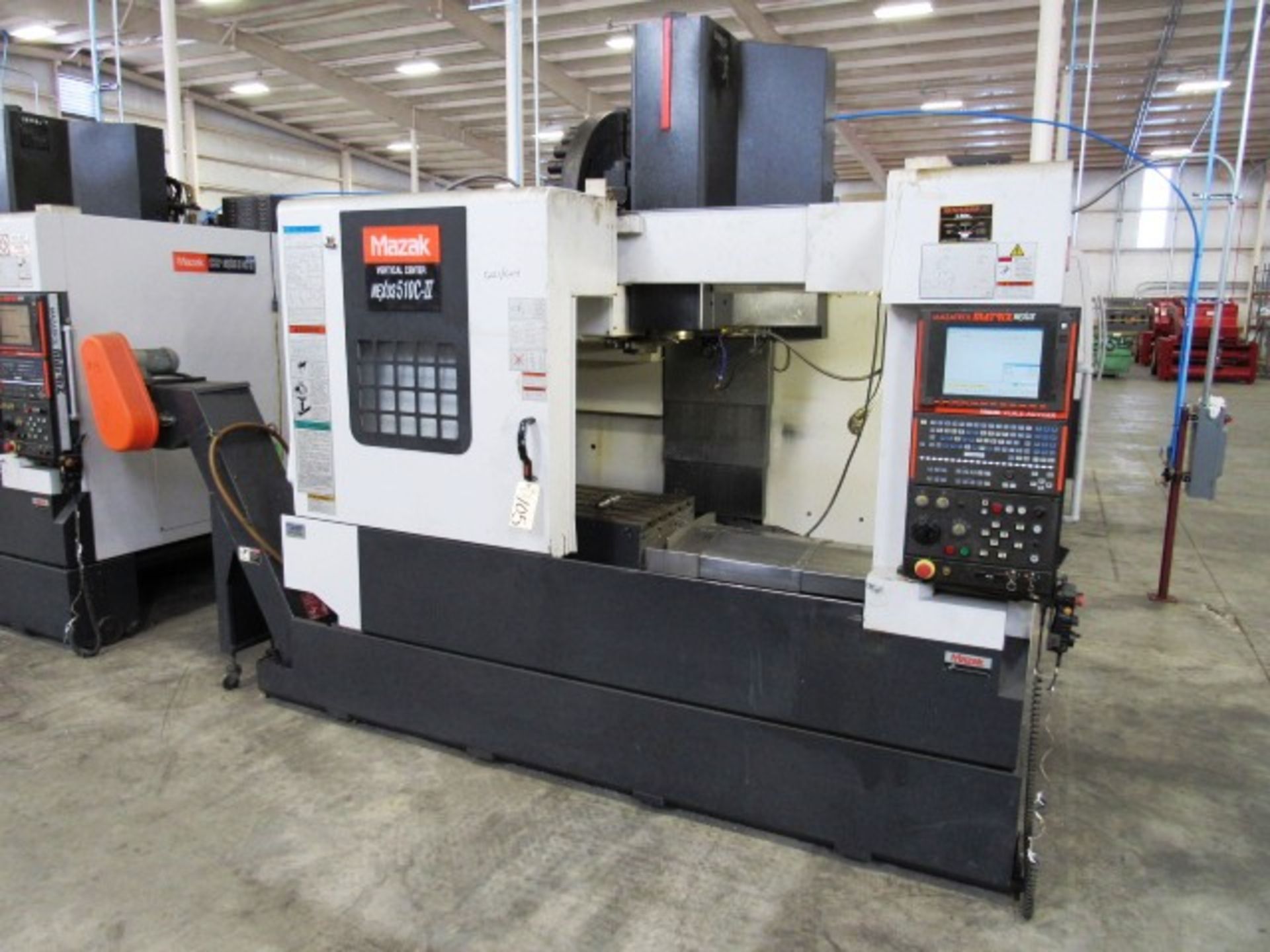 Mazak Nexus 510C-II CNC Vertical Machining Center, wired for 4th Axis, with #40 Taper Spindle Speeds