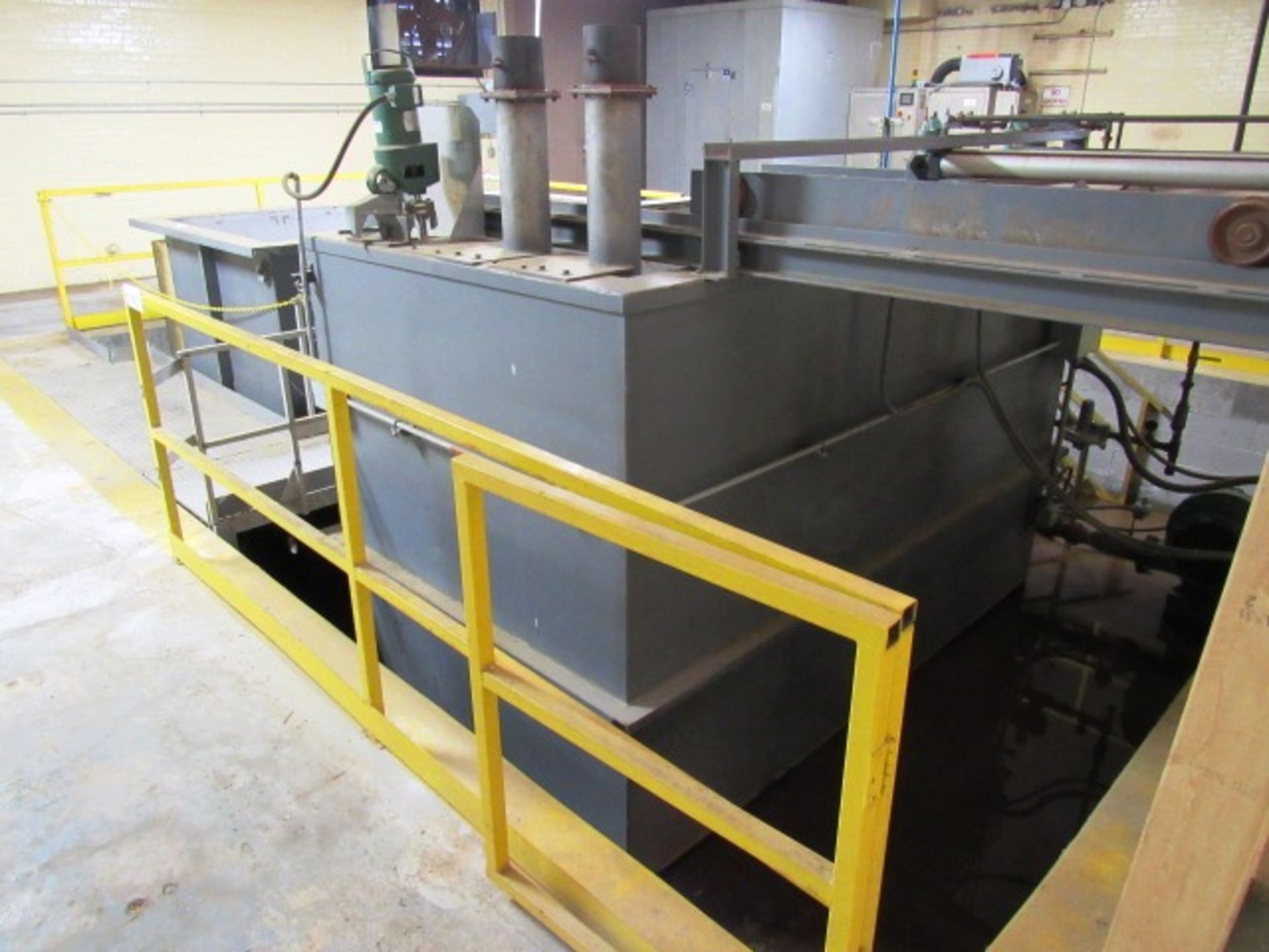 Upton Salt Bath Furnace with 8' x 5' x 6' Deep Steel Tank, Dual Burners with Digital Controls & - Image 5 of 8