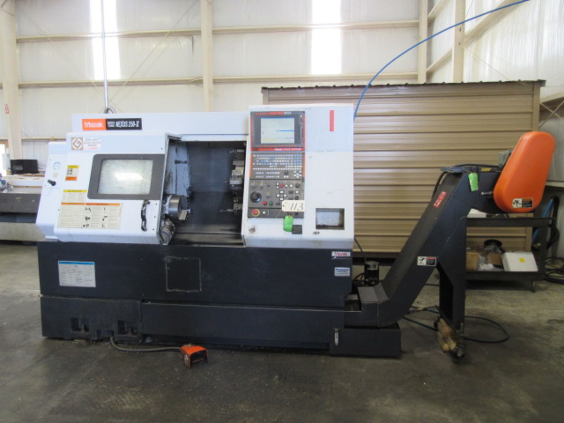 Mazak Nexus QTN 250-II CNC Turning Center with 10'' Diameter 3-Jaw Power Chuck, Approx 38'' Max