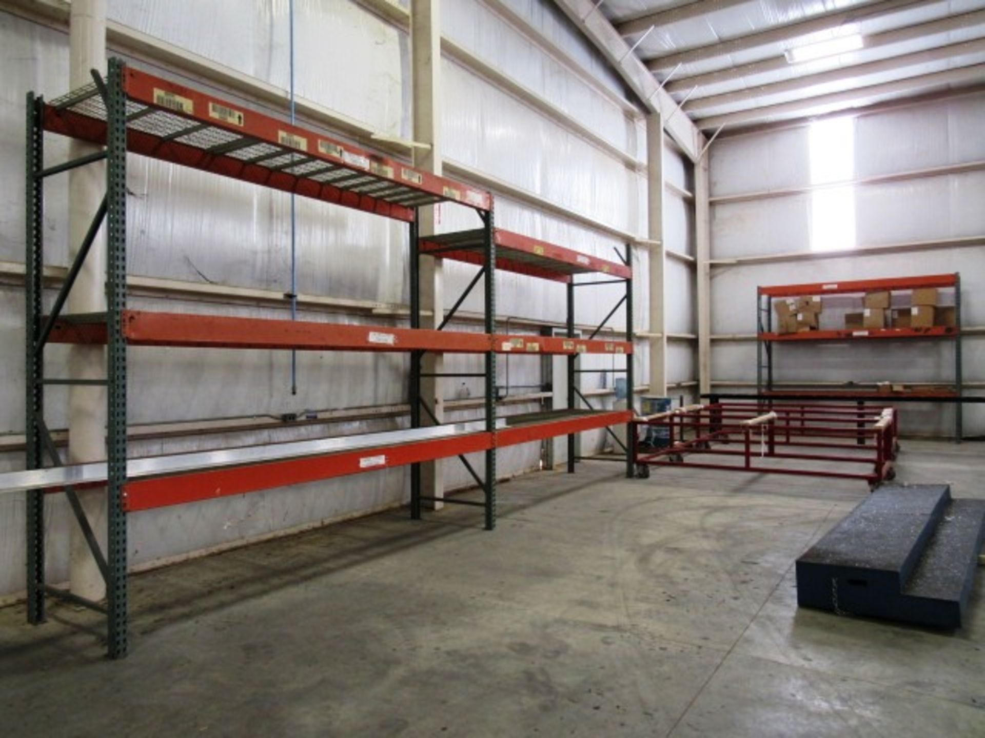 3 Sections Pallet Racking (no contents)