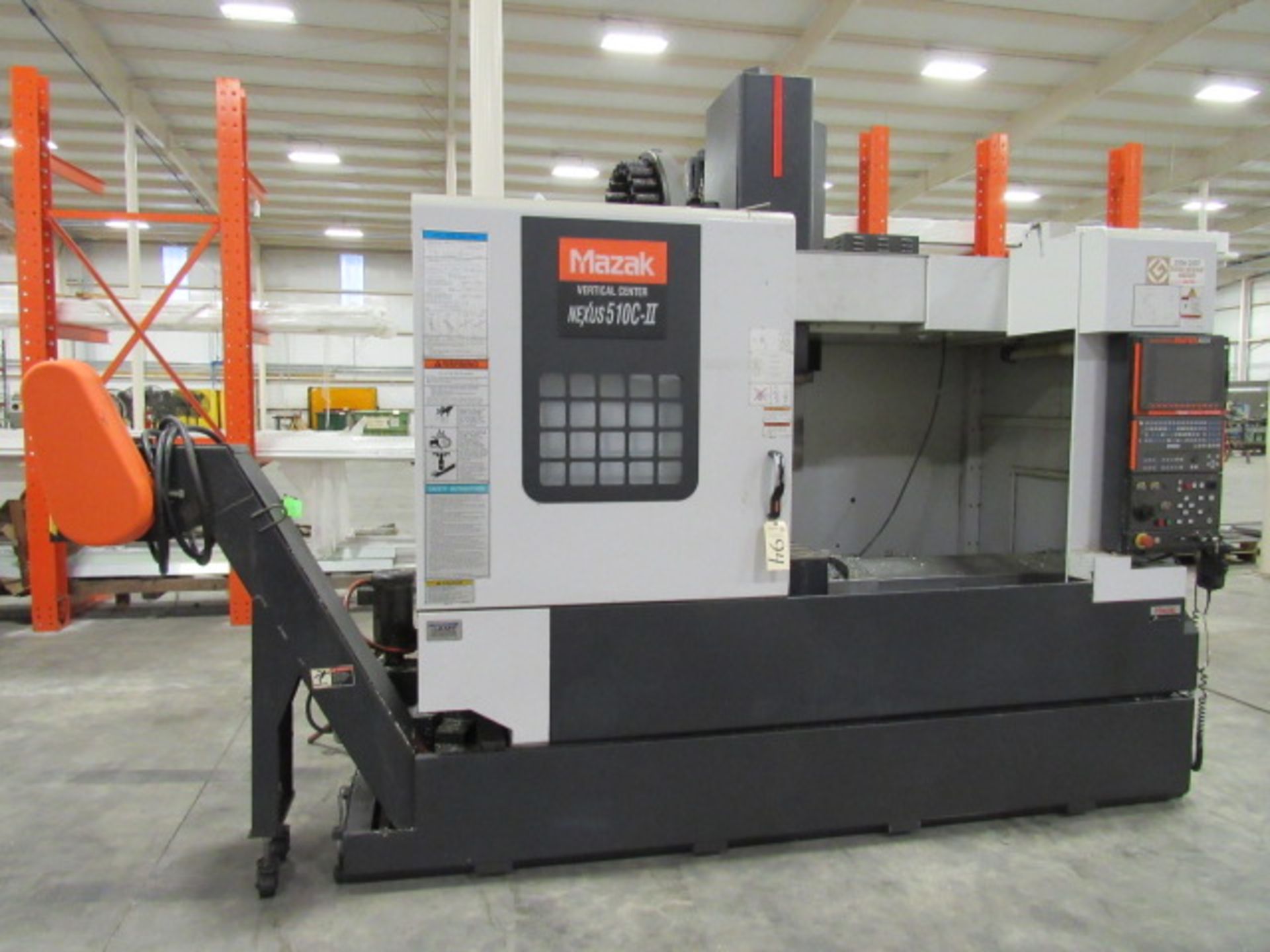 Mazak Nexus 510C-II CNC Vertical Machining Center with #40 Taper Spindle Speeds to 10,000 RPM, - Image 2 of 5