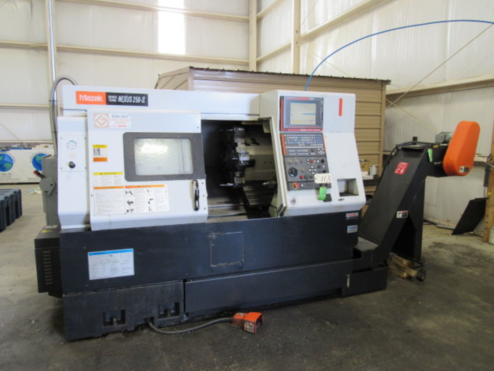 Mazak Nexus QTN 250-II CNC Turning Center with 10'' Diameter 3-Jaw Power Chuck, Approx 38'' Max - Image 3 of 7