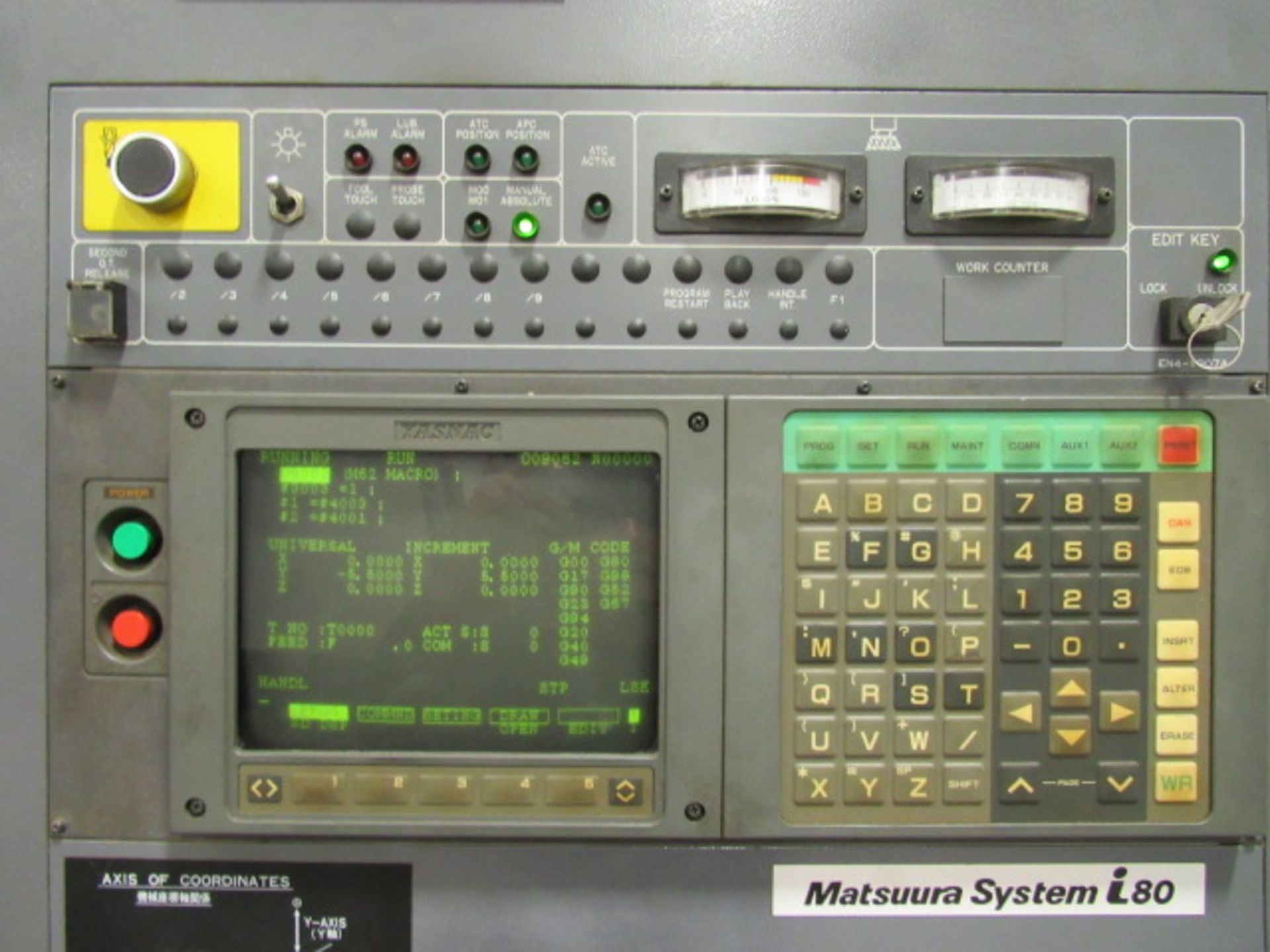 Matsuura MAM500HF 4-Axis Horizontal Machining Center - Image 9 of 10