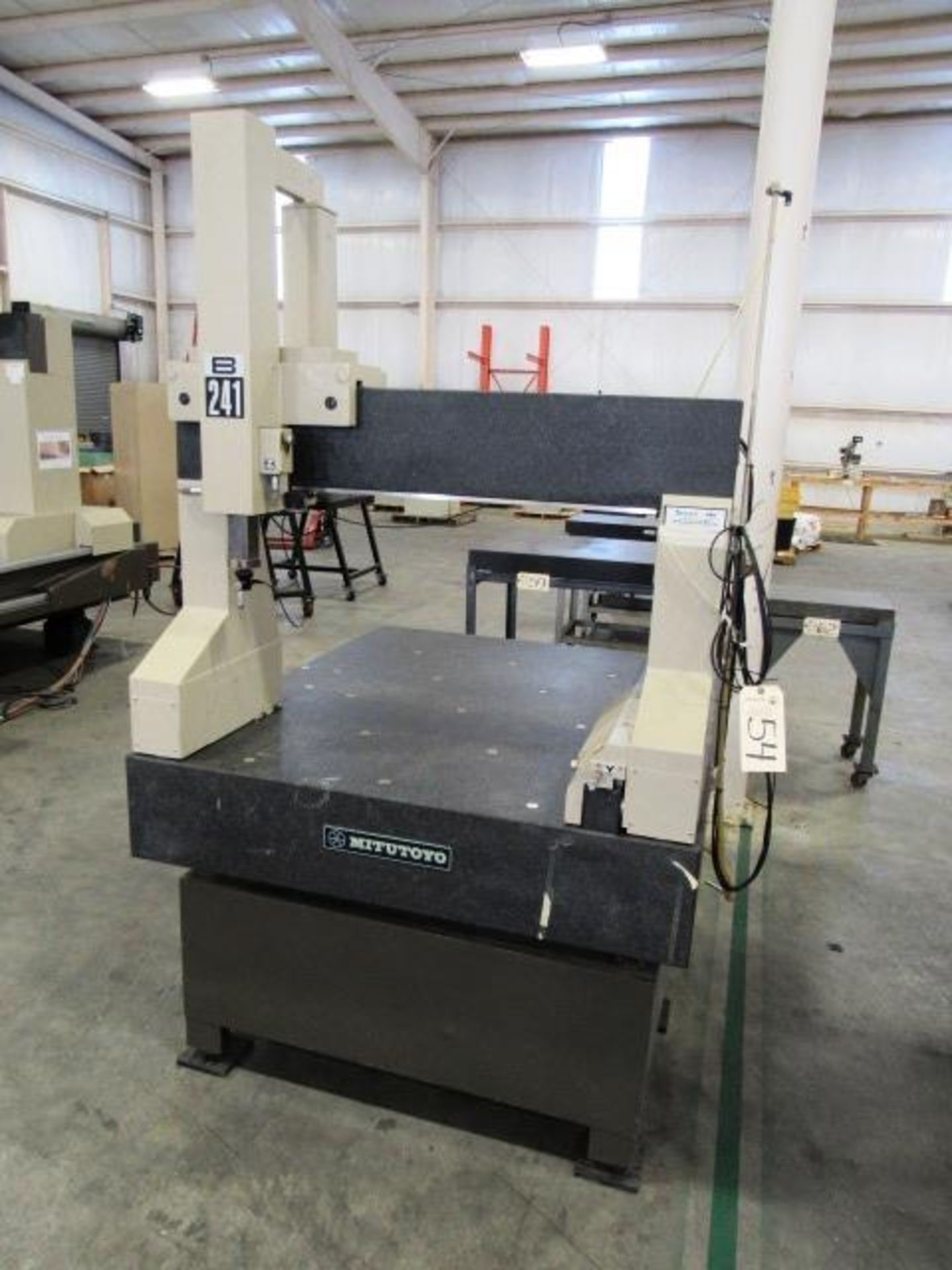 Mitutoyo B241 CNC Coordinate Measuring Machine with 40''W x 60''D x 10''H Work Envelope, Renishaw