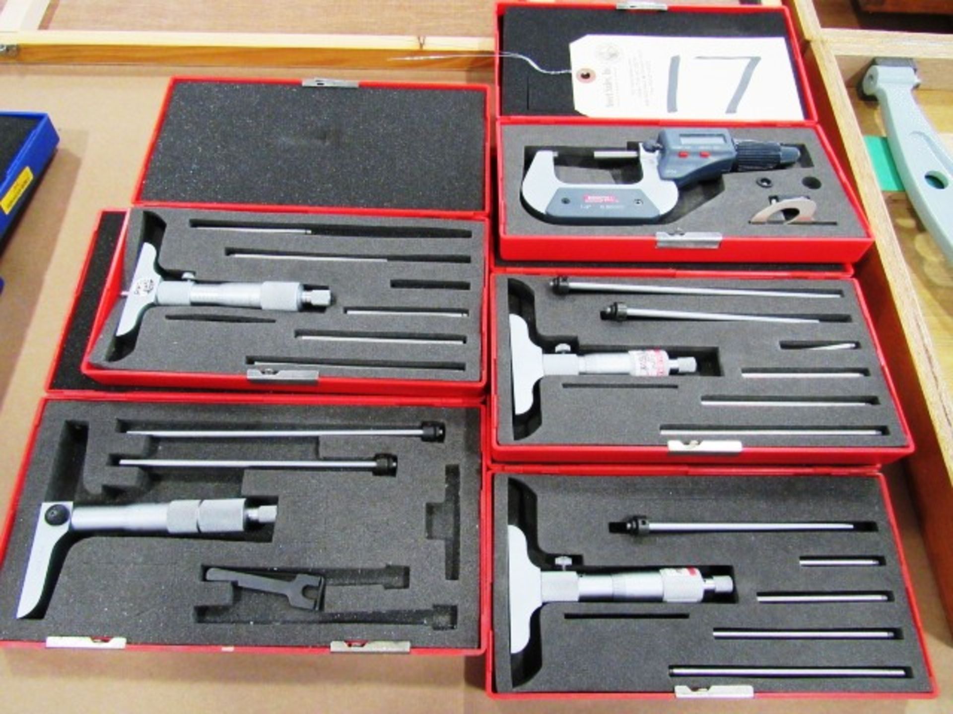 (4) Depth Gauges & 1'' - 2'' Micrometer