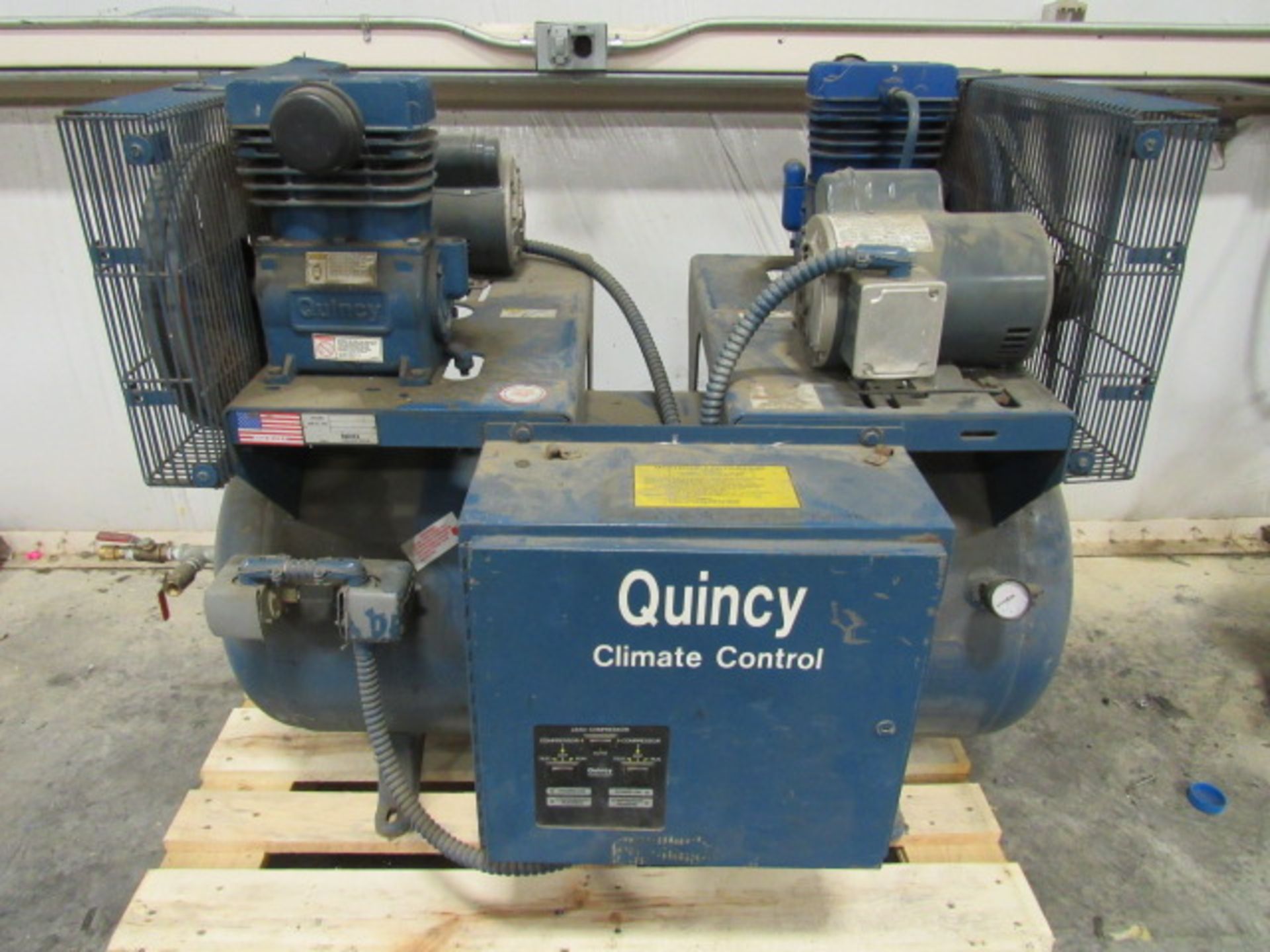 Quincy Model QC00506D00158 Dual Screw Air Compressor, sn:5144420