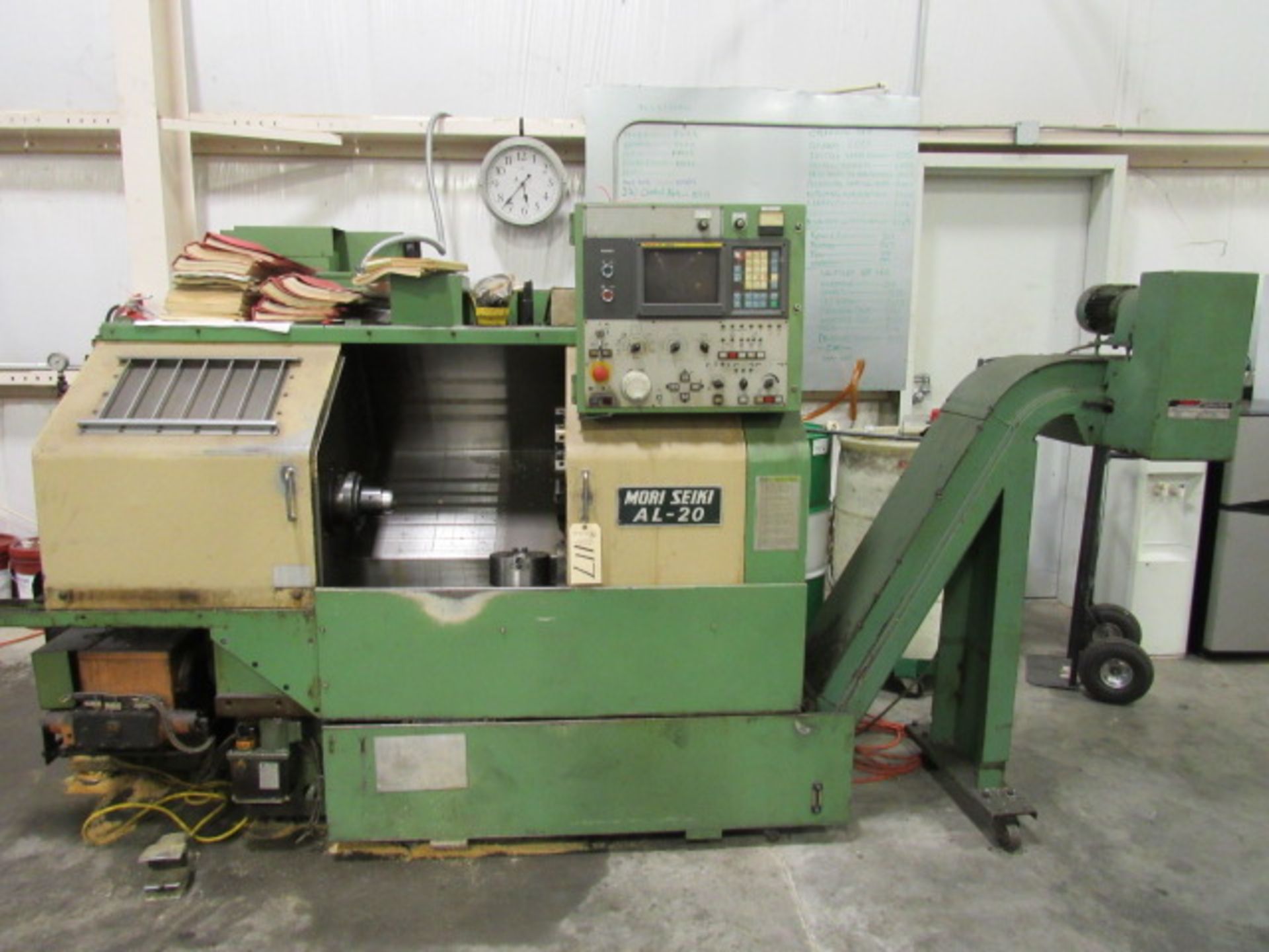 Mori Seiki AL-20 CNC Turning Center with Collet Chuck, Approx 21'' Machining Length, Tailstock, 8 - Image 2 of 5