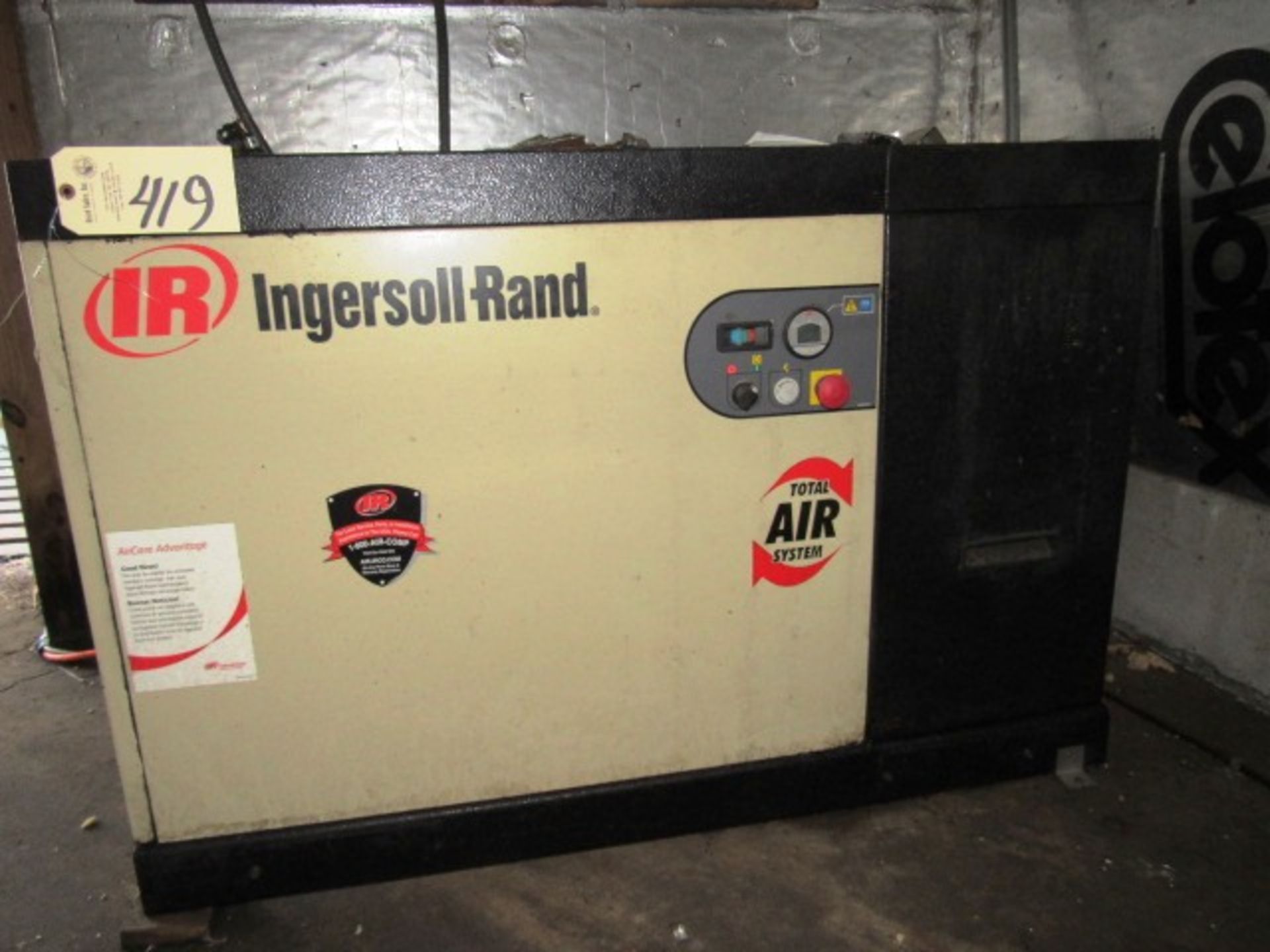 Ingersoll Rand Air Compressor, sn:UE1484U07037 - Image 6 of 6