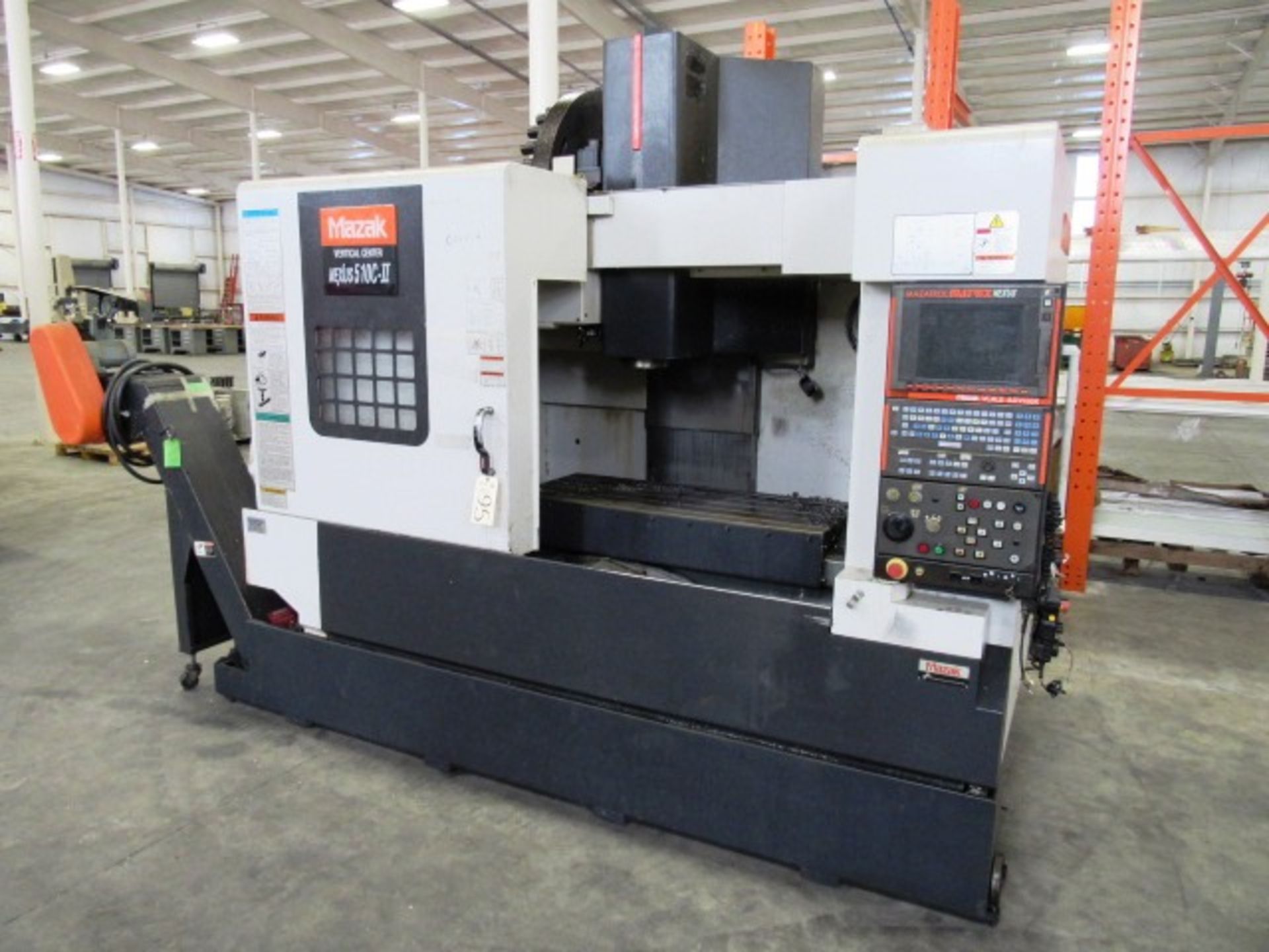 Mazak Nexus 510C-II CNC Vertical Machining Center with #40 Taper Spindle Speeds to 10,000 RPM,