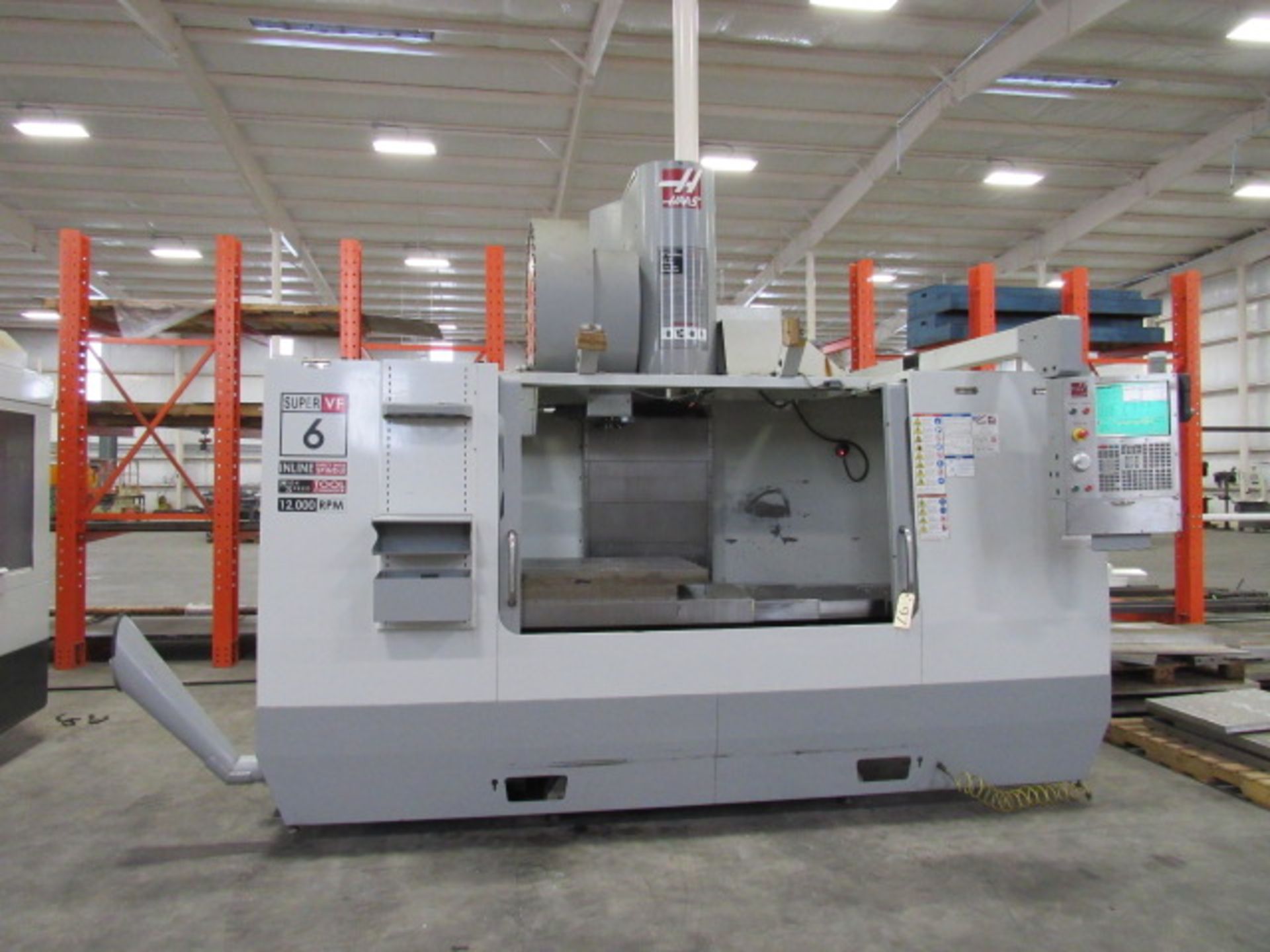 Haas Super VF6-SS/40 CNC Vertical Machining Center with #40 Taper Spindle Speeds 12,000 RPM, 64'' - Image 2 of 6