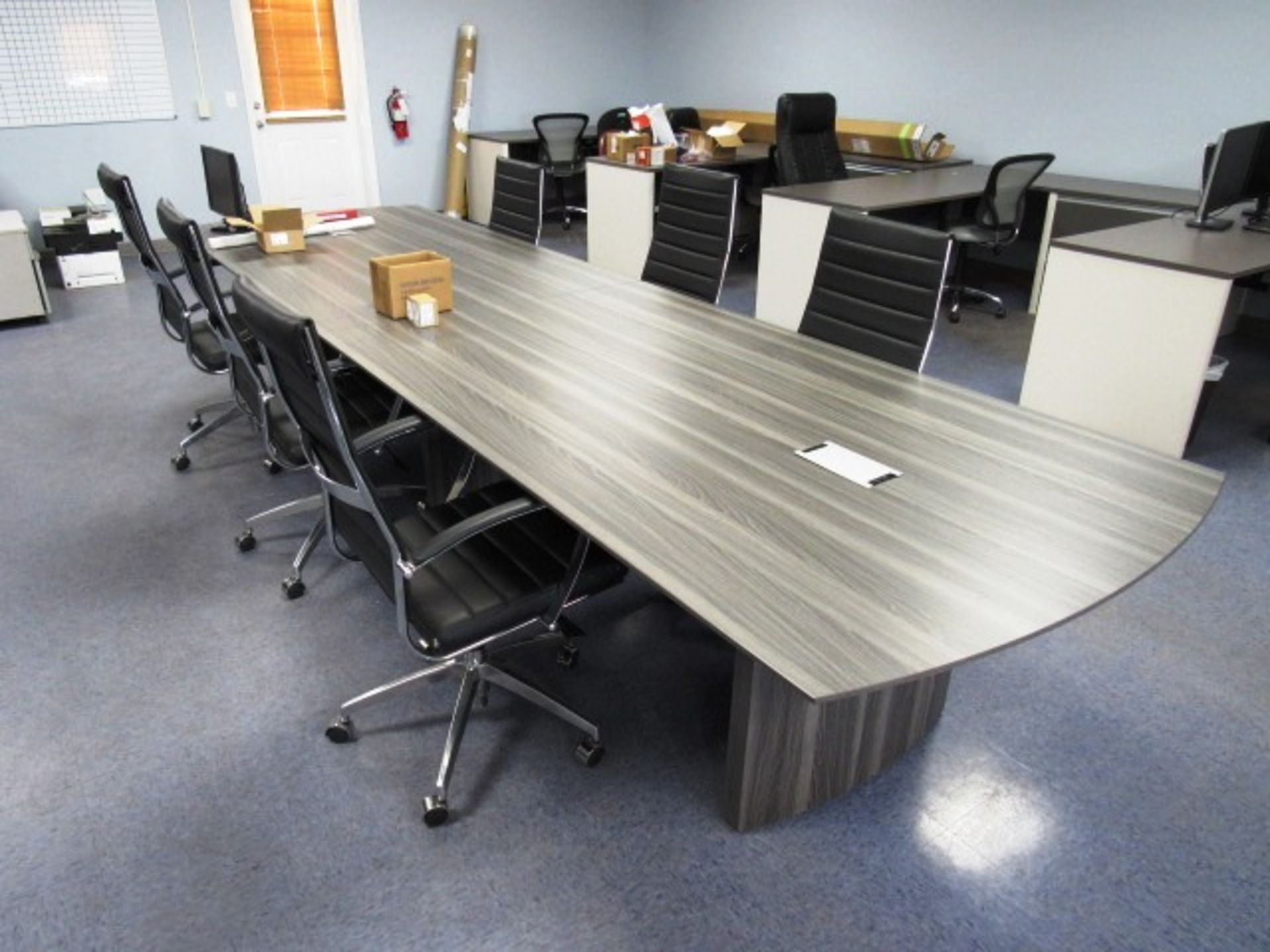 4' x 14' Conference Table with (8) Chairs