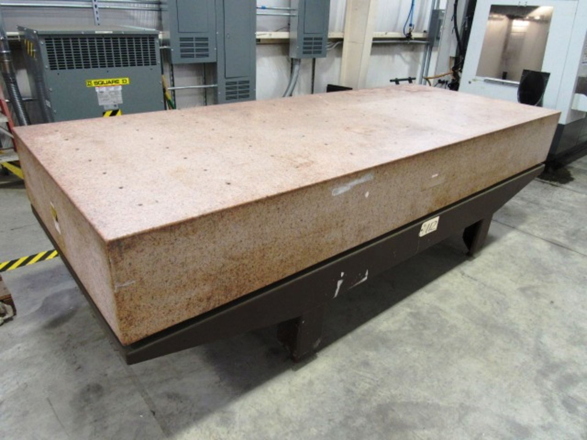 Starrett 14''H x 48''D x 120''W Granite Surface Plate with Stand