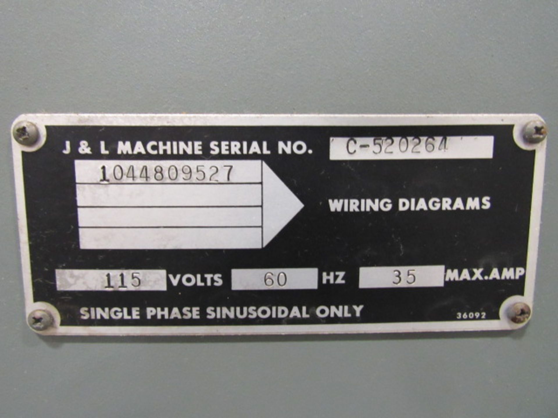 Jones & Lamson Model EPIC 20'' Optical Comparator with Power Feed Table, Decimetric II Digital - Bild 7 aus 7