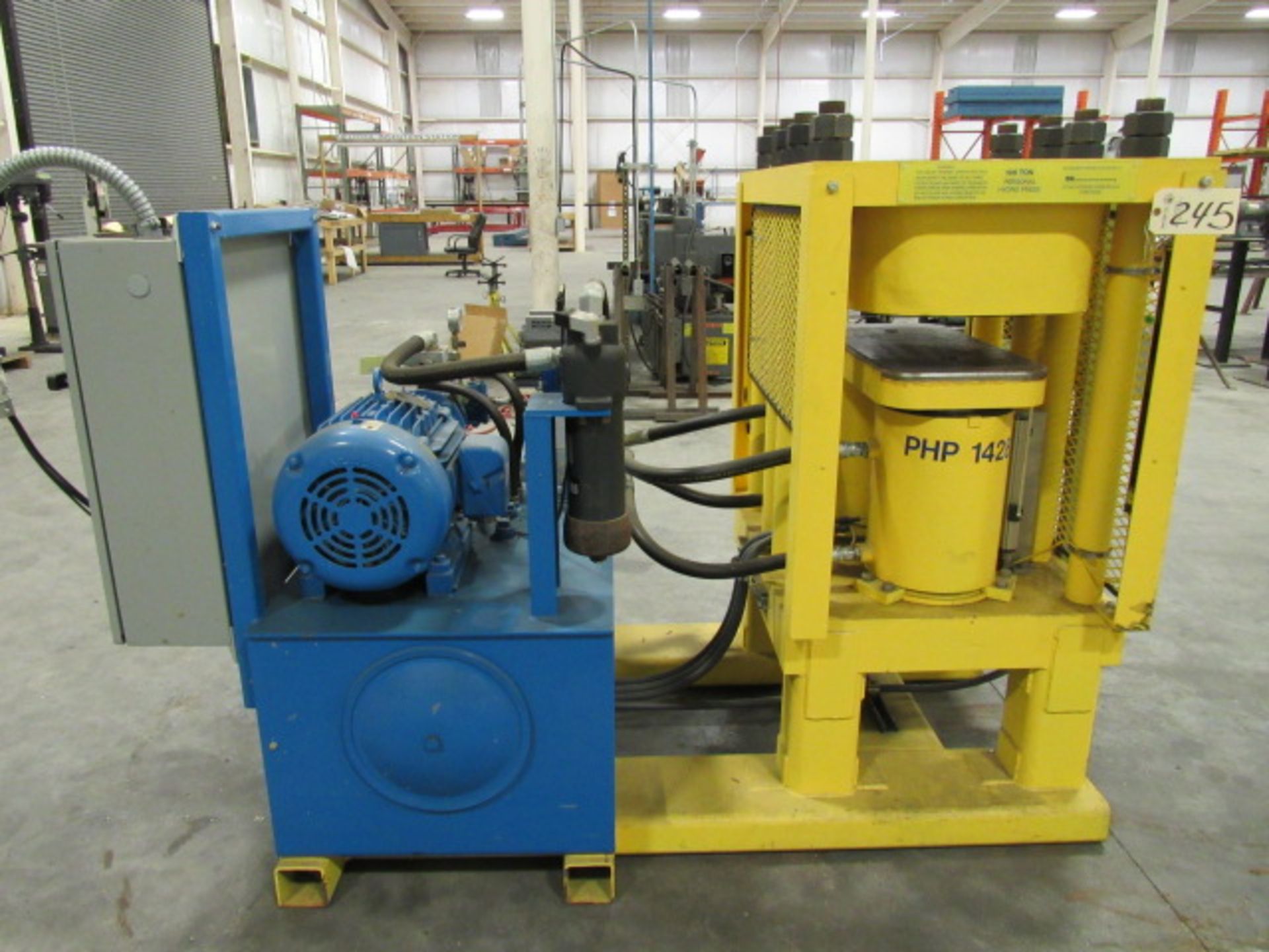 Personal 196 Ton Hydro Forming Press with 14'' x 28'' Envelope, 4'' Max Form Block Height, 5'' - Image 2 of 8