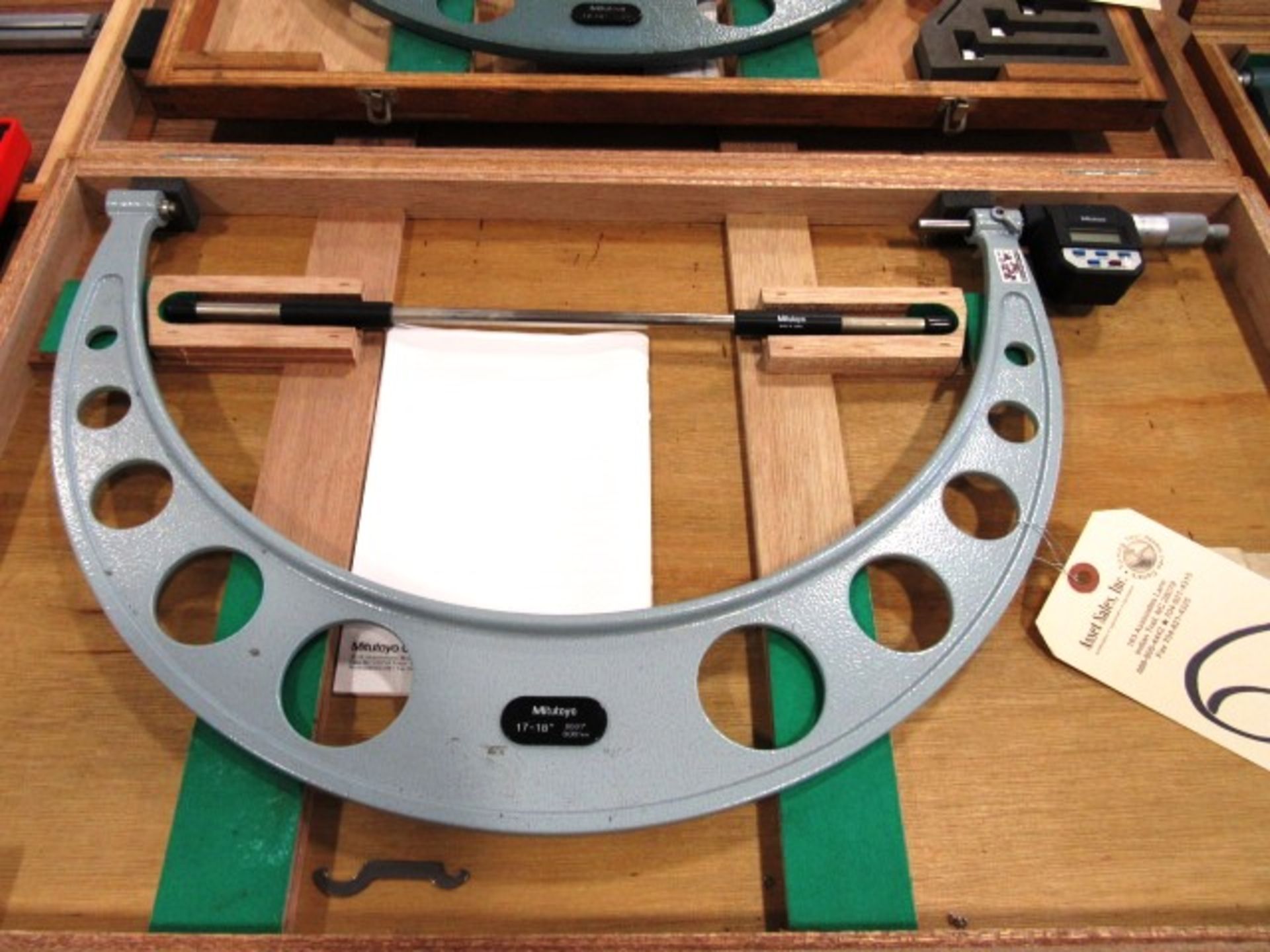 Mitutoyo 17'' - 18'' Micrometer with Standards