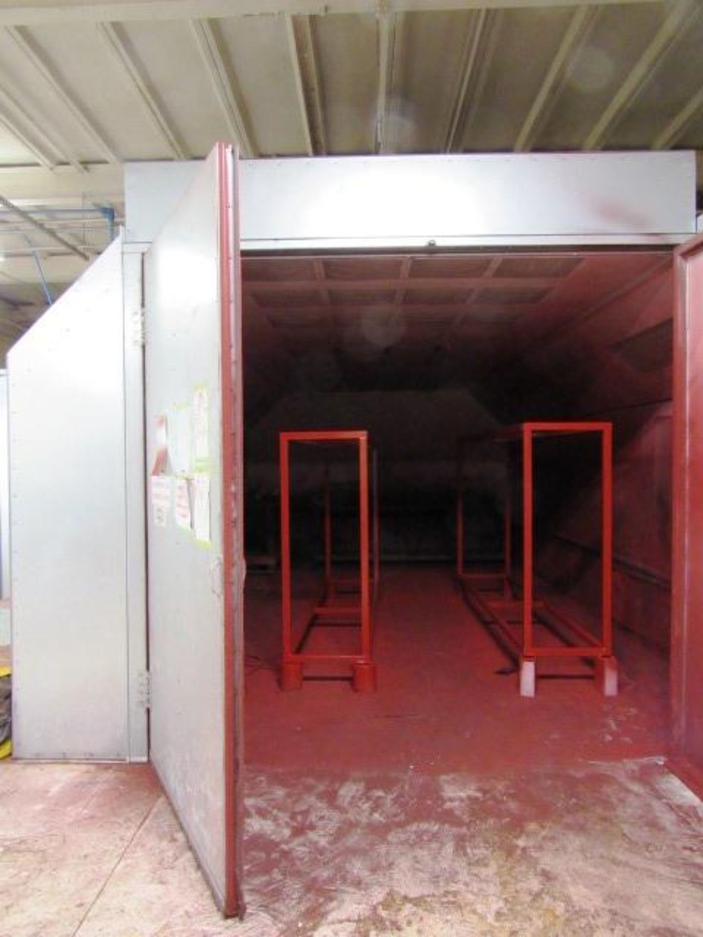 Col-Met 12' x 24' Paint Booth with Double Doors, Side Draft, Built-In Cure Oven, Digital Temperature - Image 4 of 9