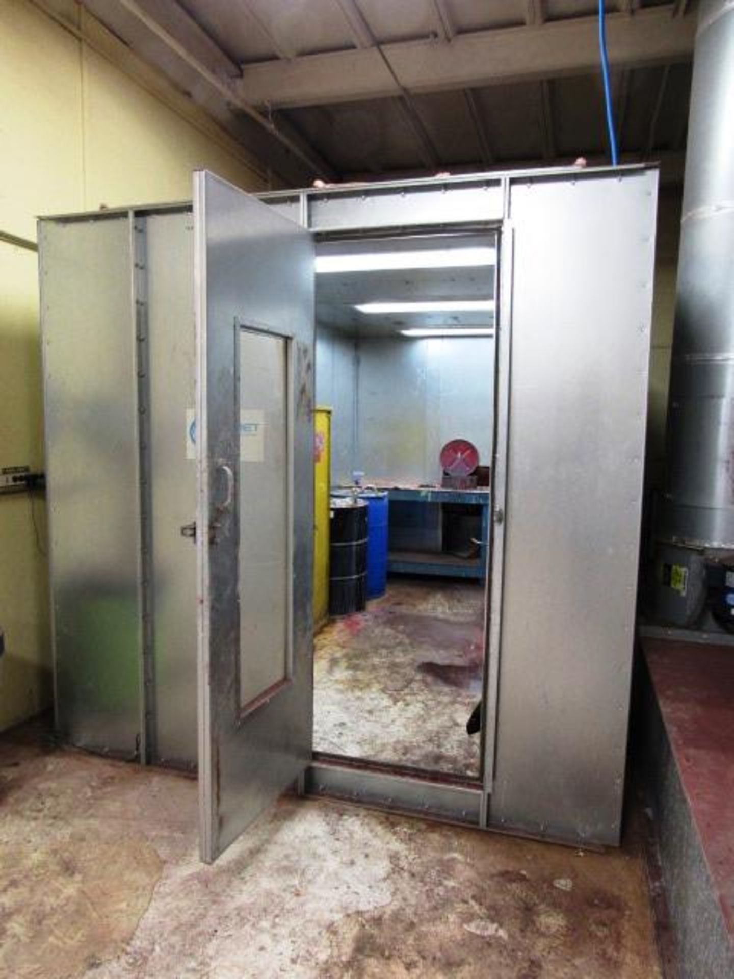 Col-Met 12' x 24' Paint Booth with Double Doors, Side Draft, Built-In Cure Oven, Digital Temperature - Image 3 of 9