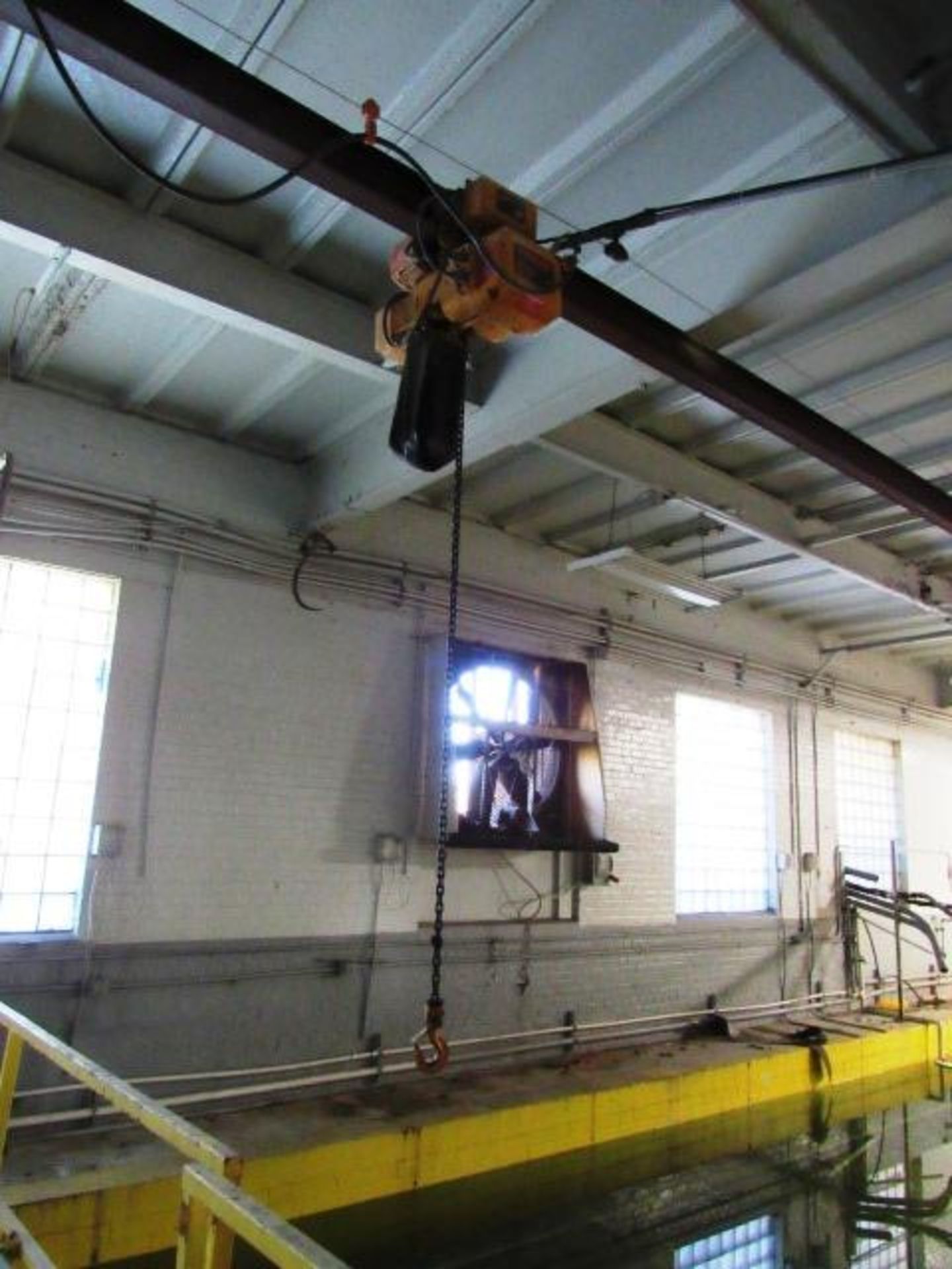 Harrington 1 Ton Electric Hoist with Pendant Control