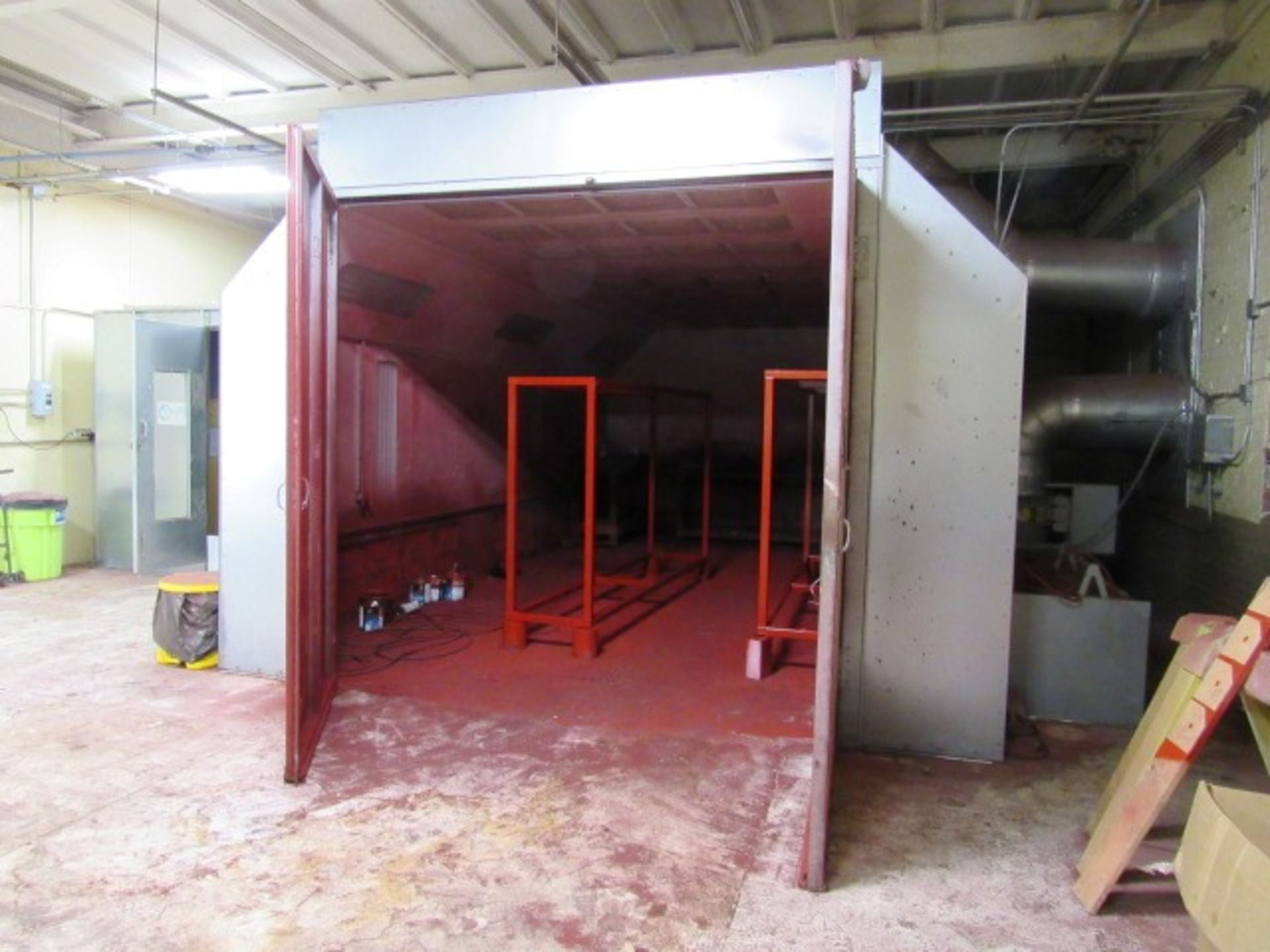 Col-Met 12' x 24' Paint Booth with Double Doors, Side Draft, Built-In Cure Oven, Digital Temperature - Image 5 of 9