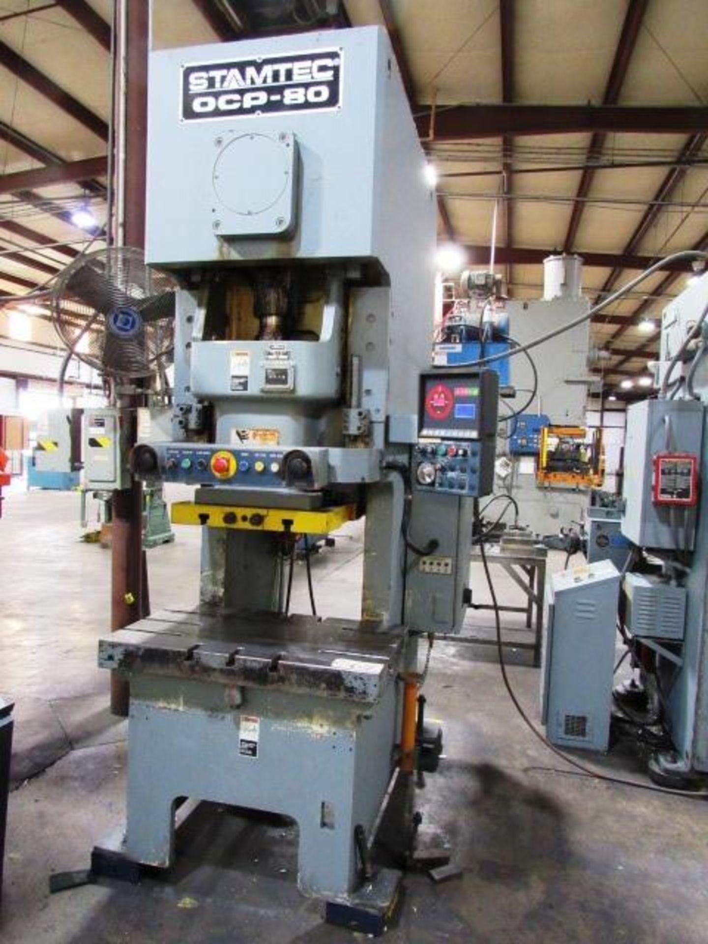 Stamtec Model OCP-80 80 Ton OBS Gap Frame Press, sn:A40153F04-S001289