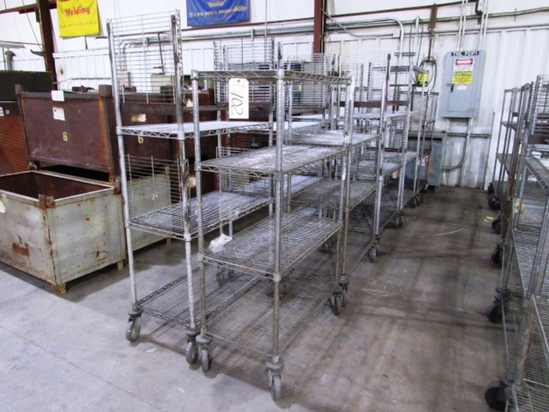 (12) Portable Bakers Racks