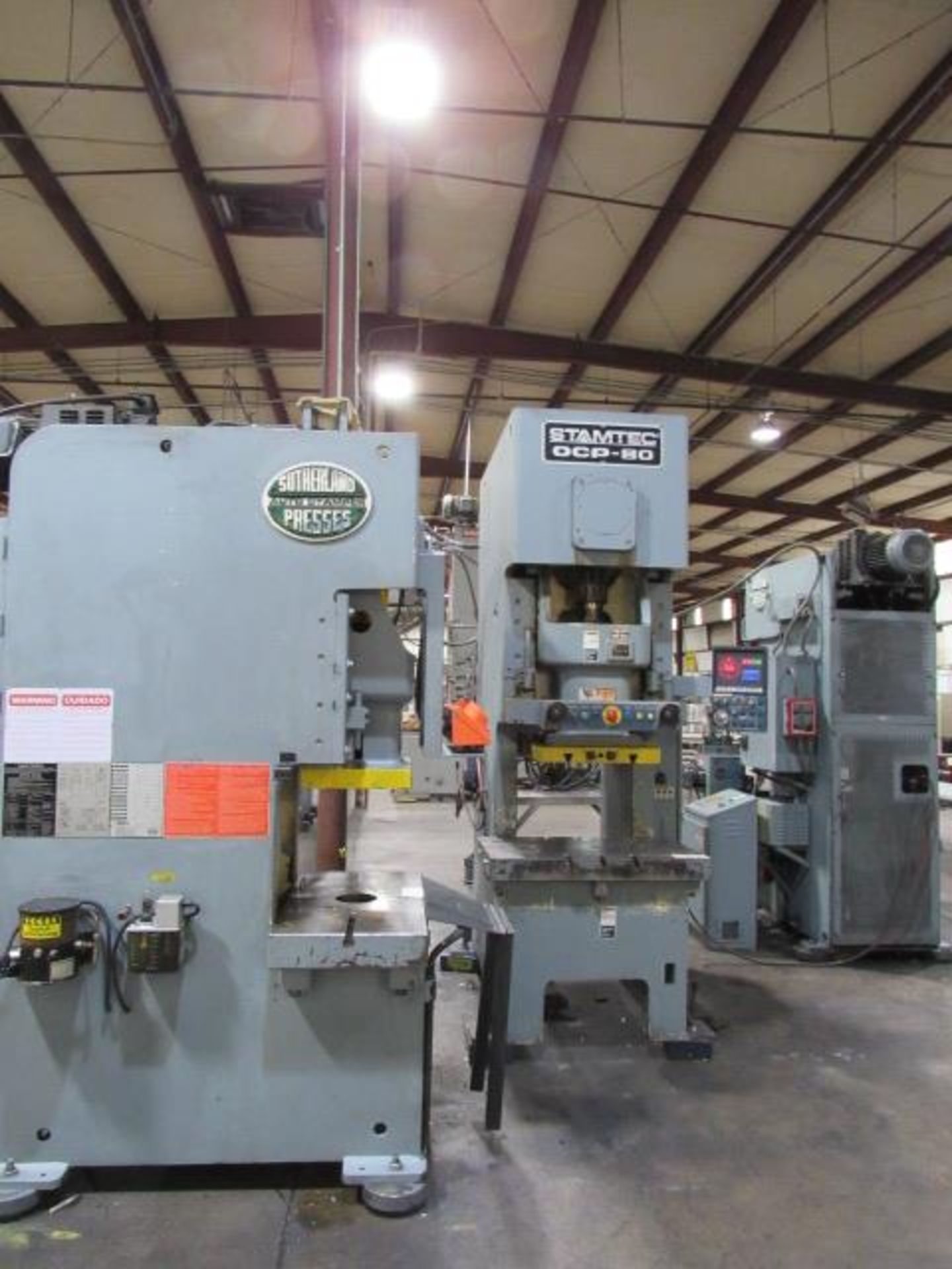 Stamtec Model OCP-80 80 Ton OBS Gap Frame Press, sn:A40153F04-S001289 - Image 4 of 8