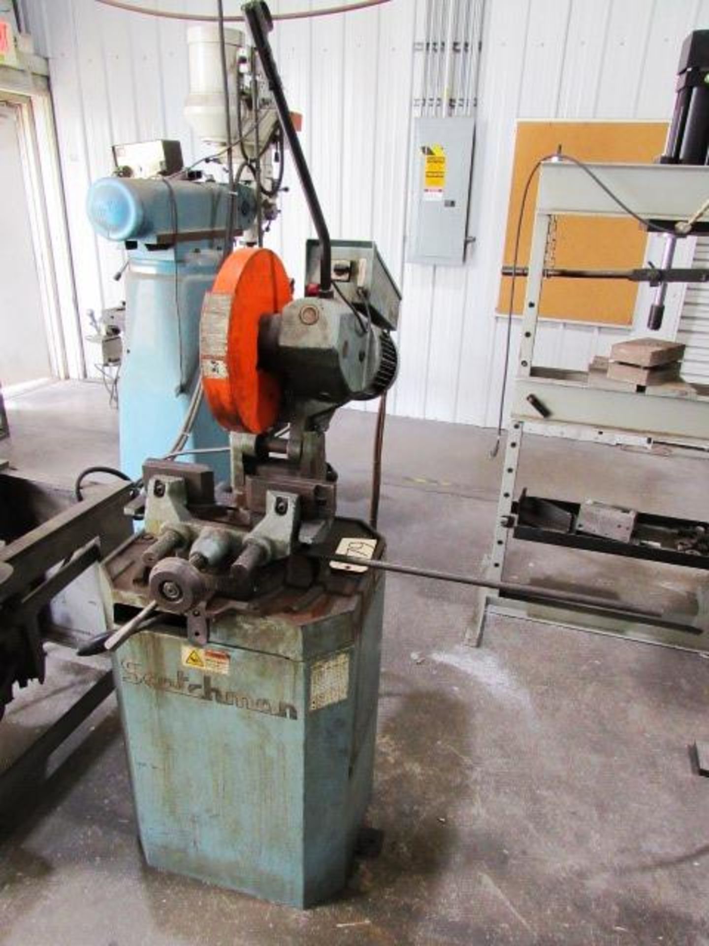 Scotchman Model 350LT Mitre Cutting Cold Saw, sn:B73021205