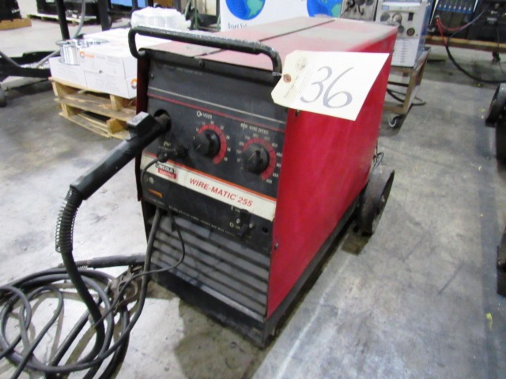 Lincoln Wire-Matic 255 Portable Welder, sn:U1950319436