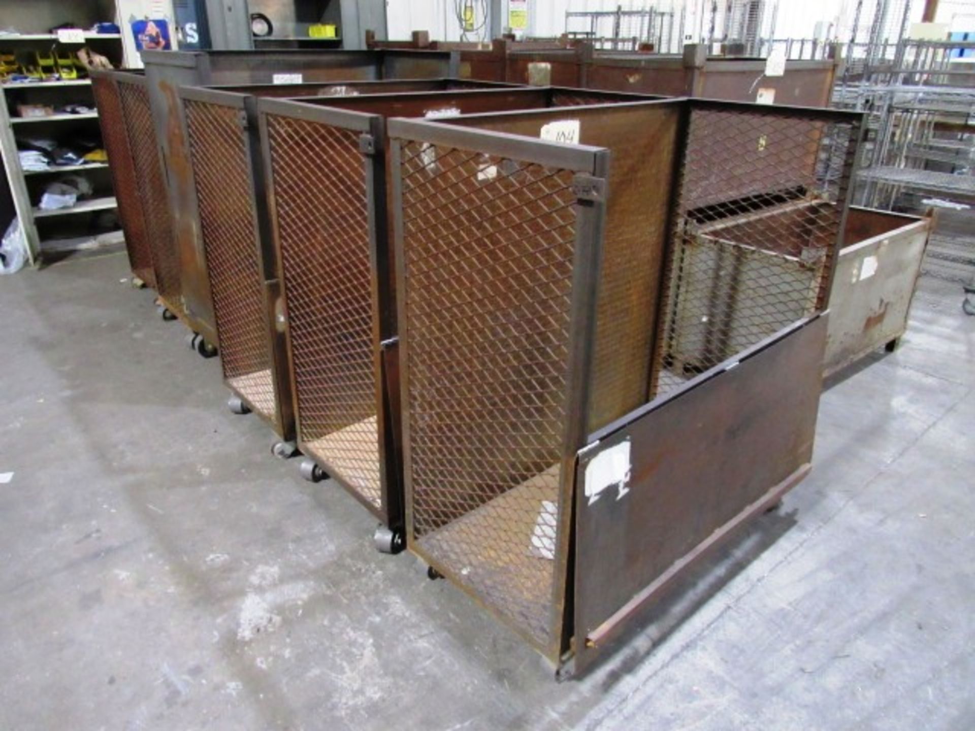 (6) Steel Portable Carts