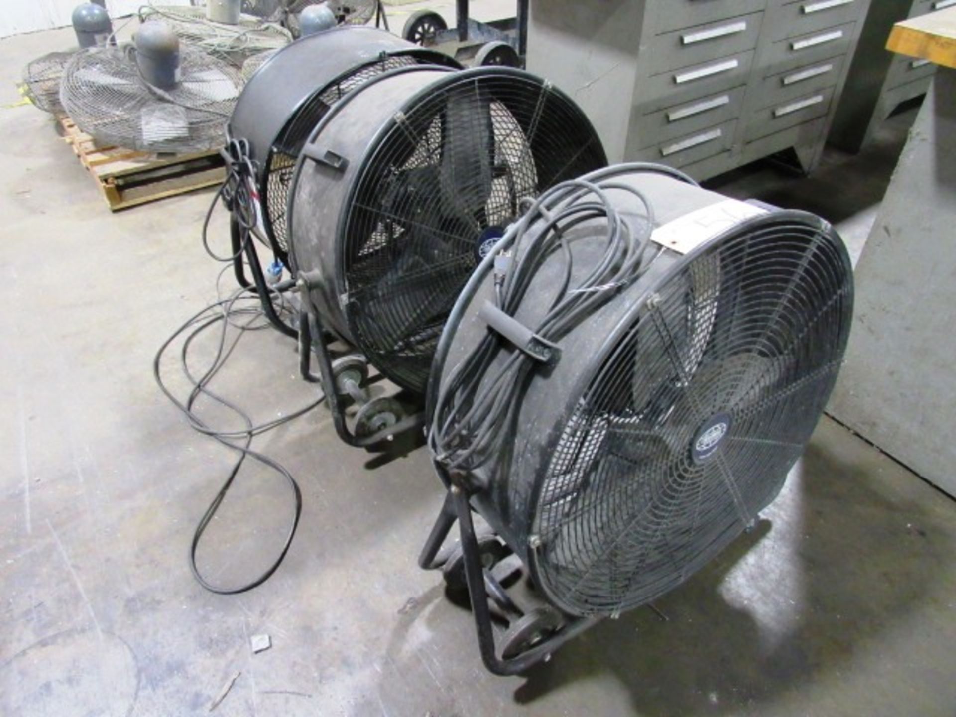 (3) Portable Shop Fans