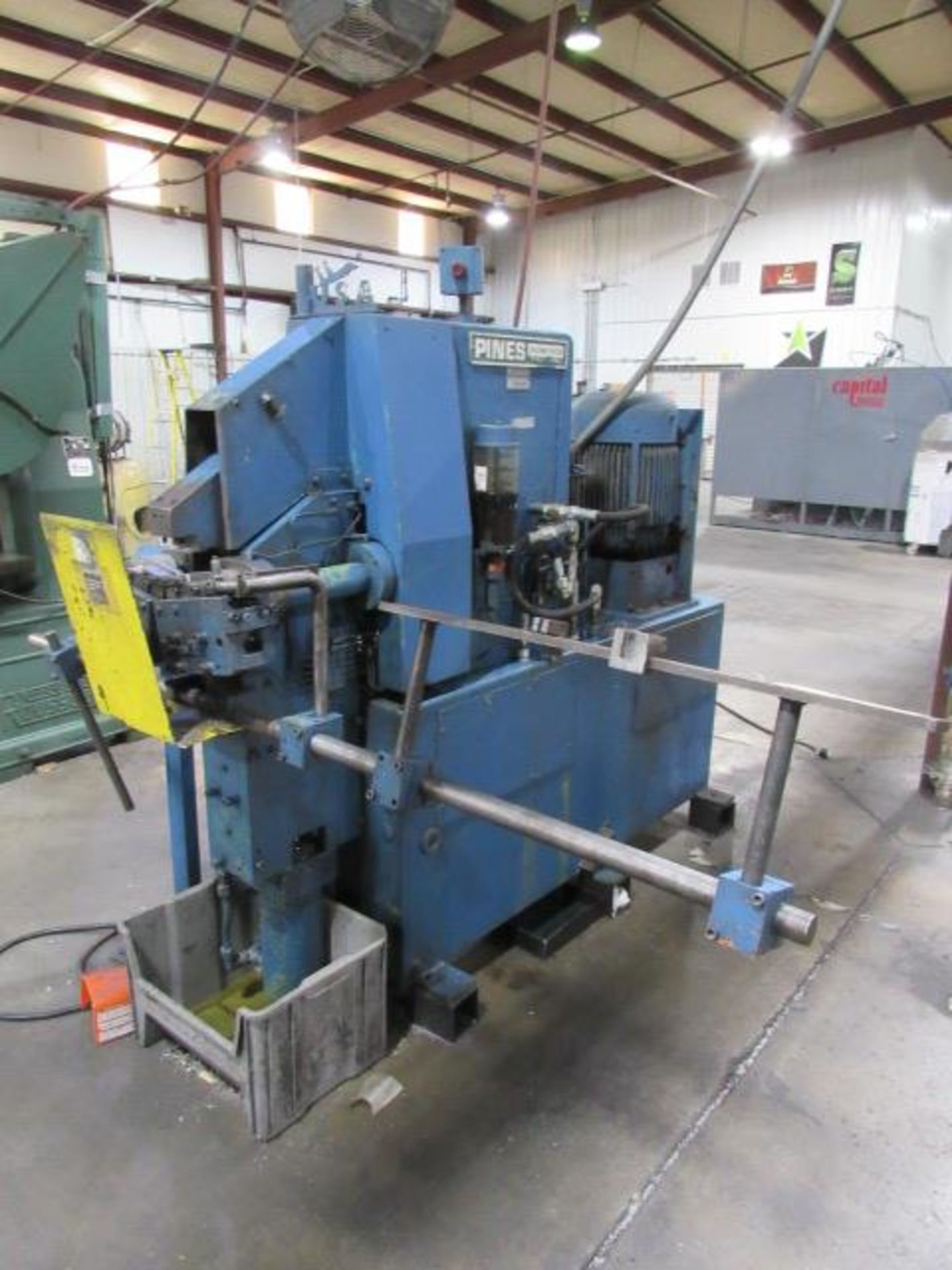 Pines No.M-93232 Hydraulic Vertical Tube Bender, sn:44361-79234 - Image 2 of 5