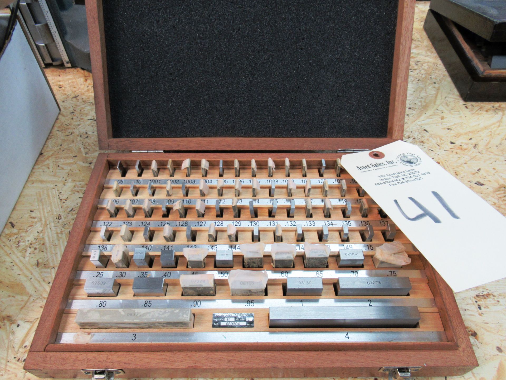 0.05''-4'' Gauge Block Set