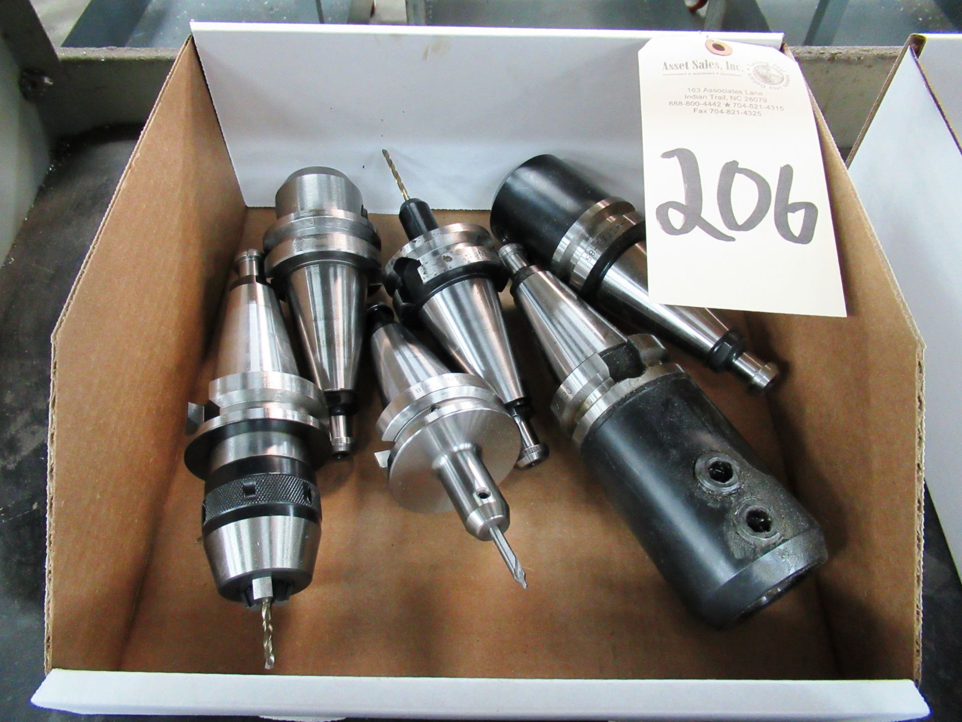 (6) Assorted BT40 Taper Tool Holders