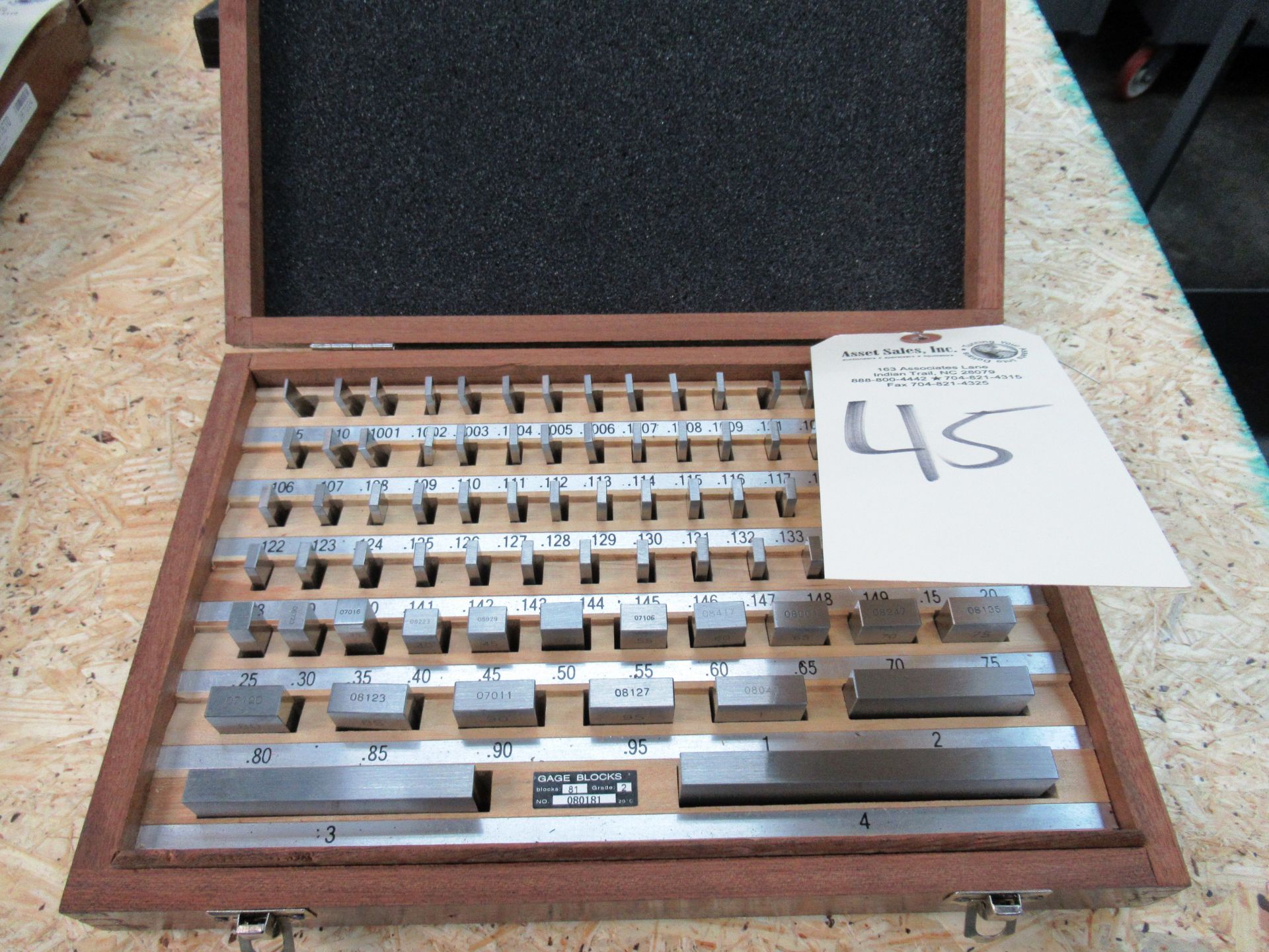 0.05''-4'' Gauge Block Set