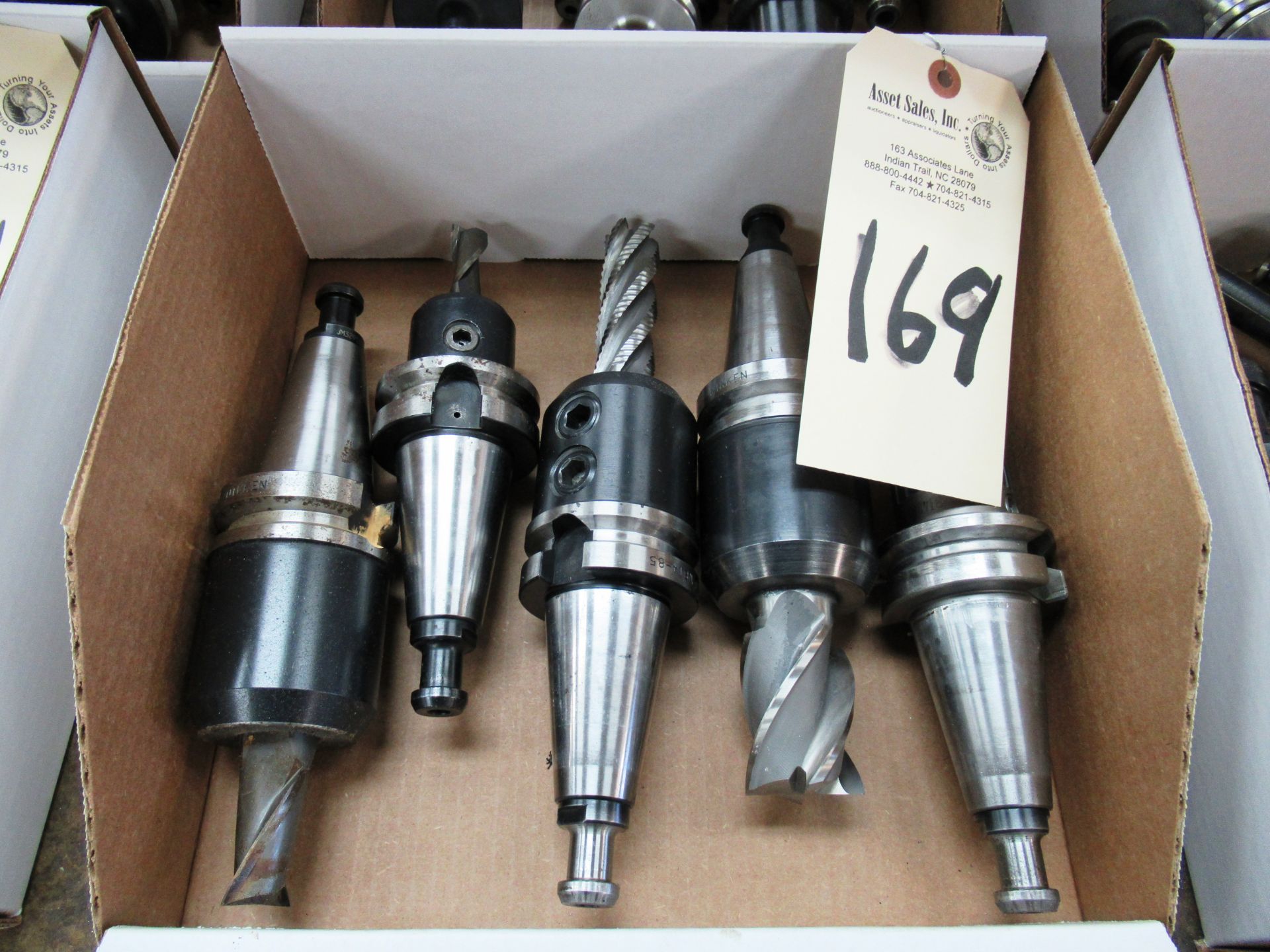 (5) Assorted BT40 Taper Tool Holders