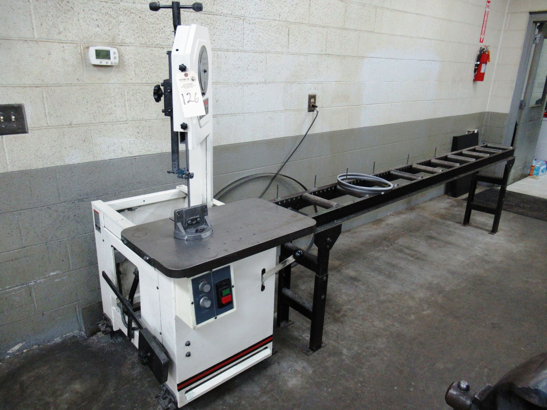 Jet Model VSF-14-1 Roll-In Type Vertical Bandsaw