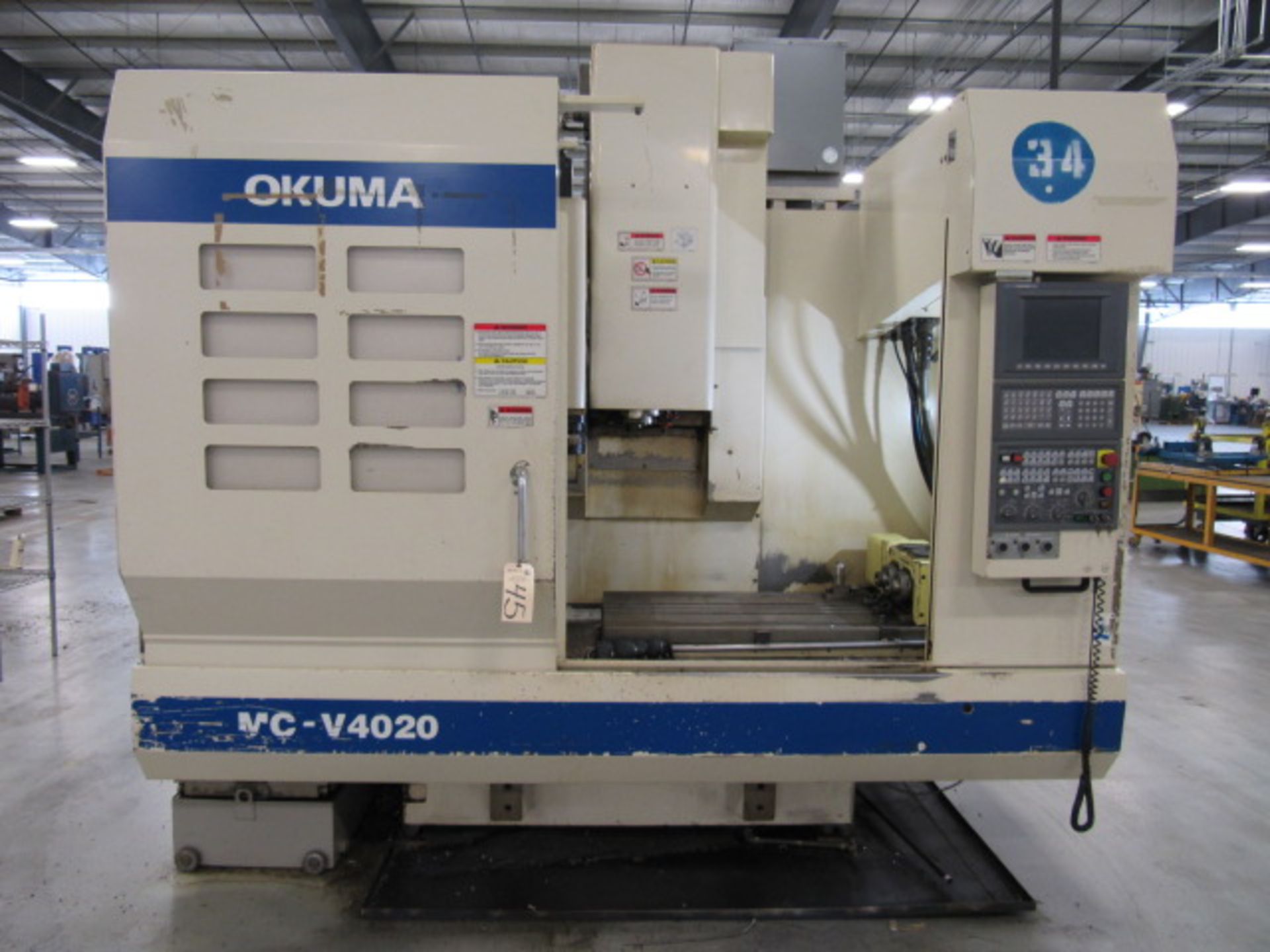 Okuma MC-V4020 CNC Vertical Machining Center - Image 3 of 5
