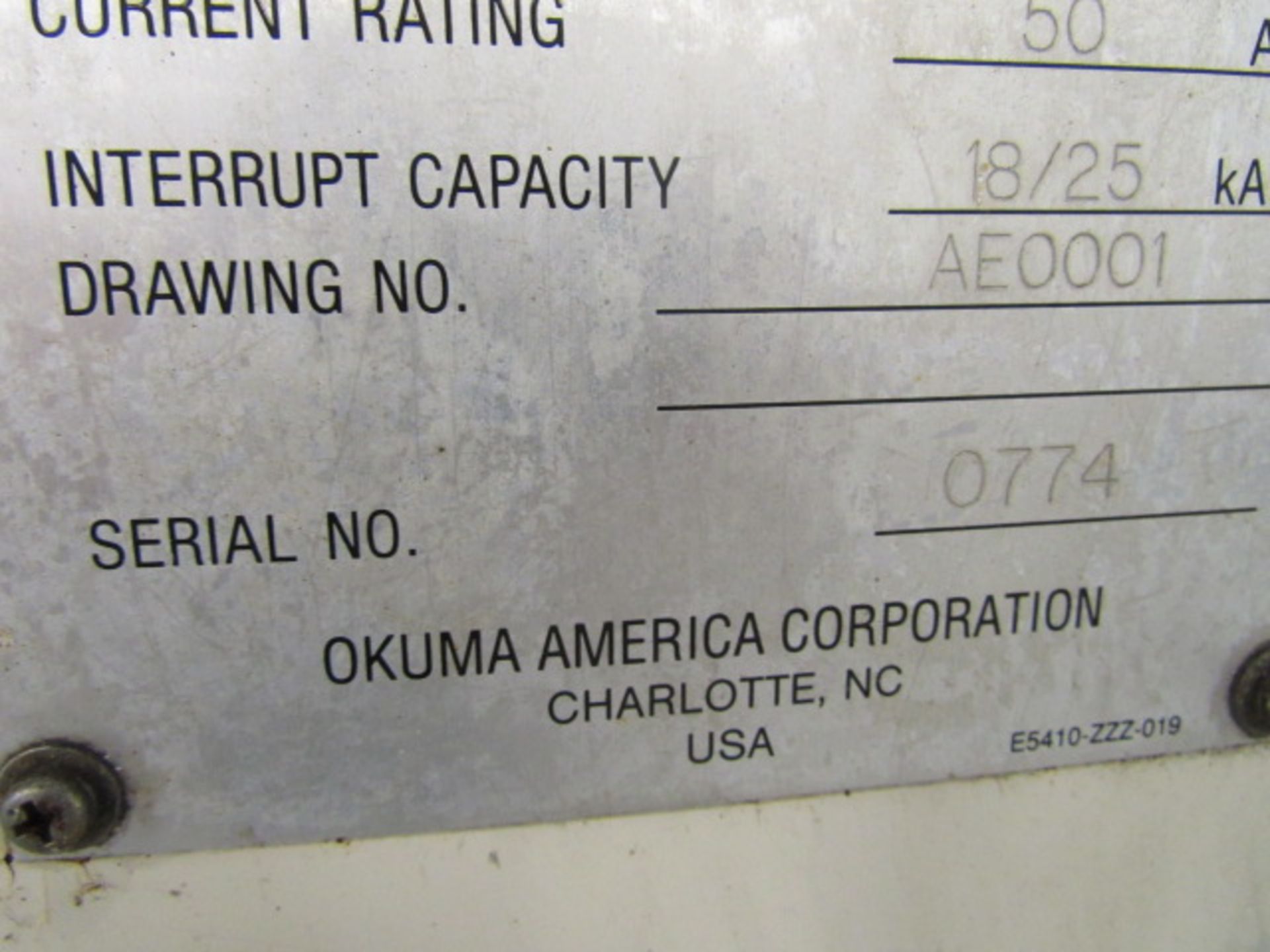 Okuma Crown 762S-SB  Lathe - Image 4 of 4