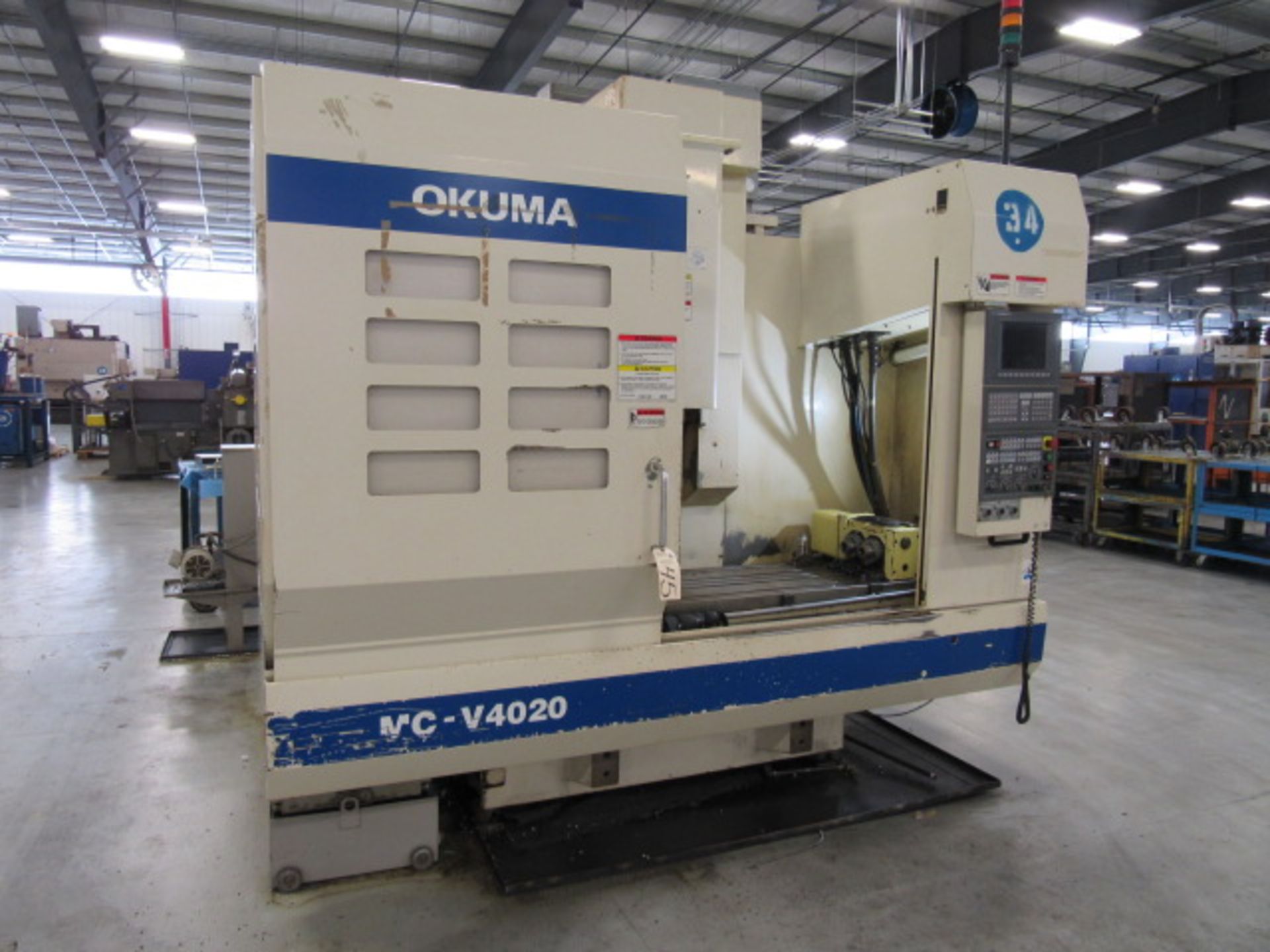 Okuma MC-V4020 CNC Vertical Machining Center - Image 2 of 5