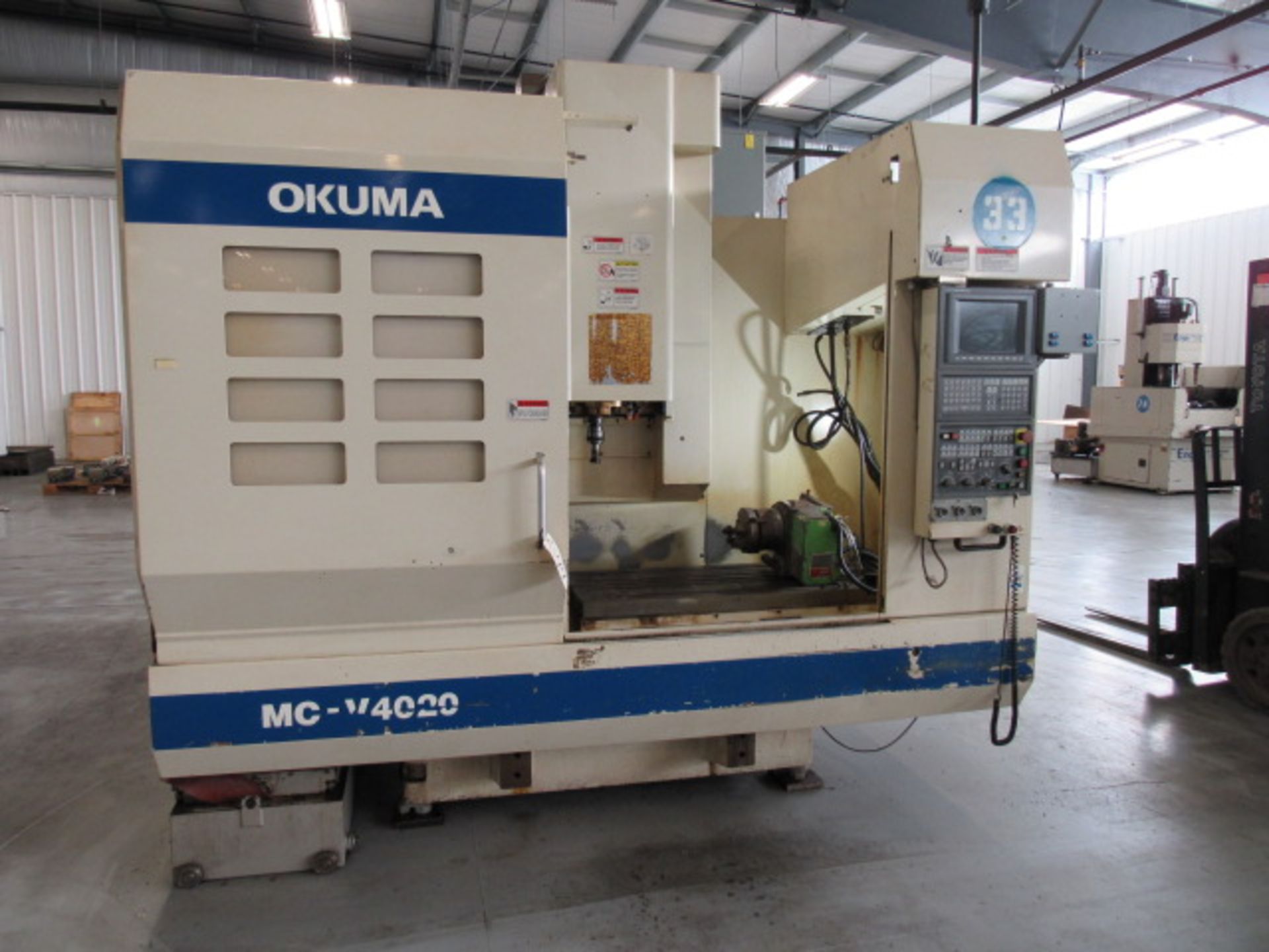 Okuma MC-V4020 CNC Vertical Machining Center - Image 3 of 5